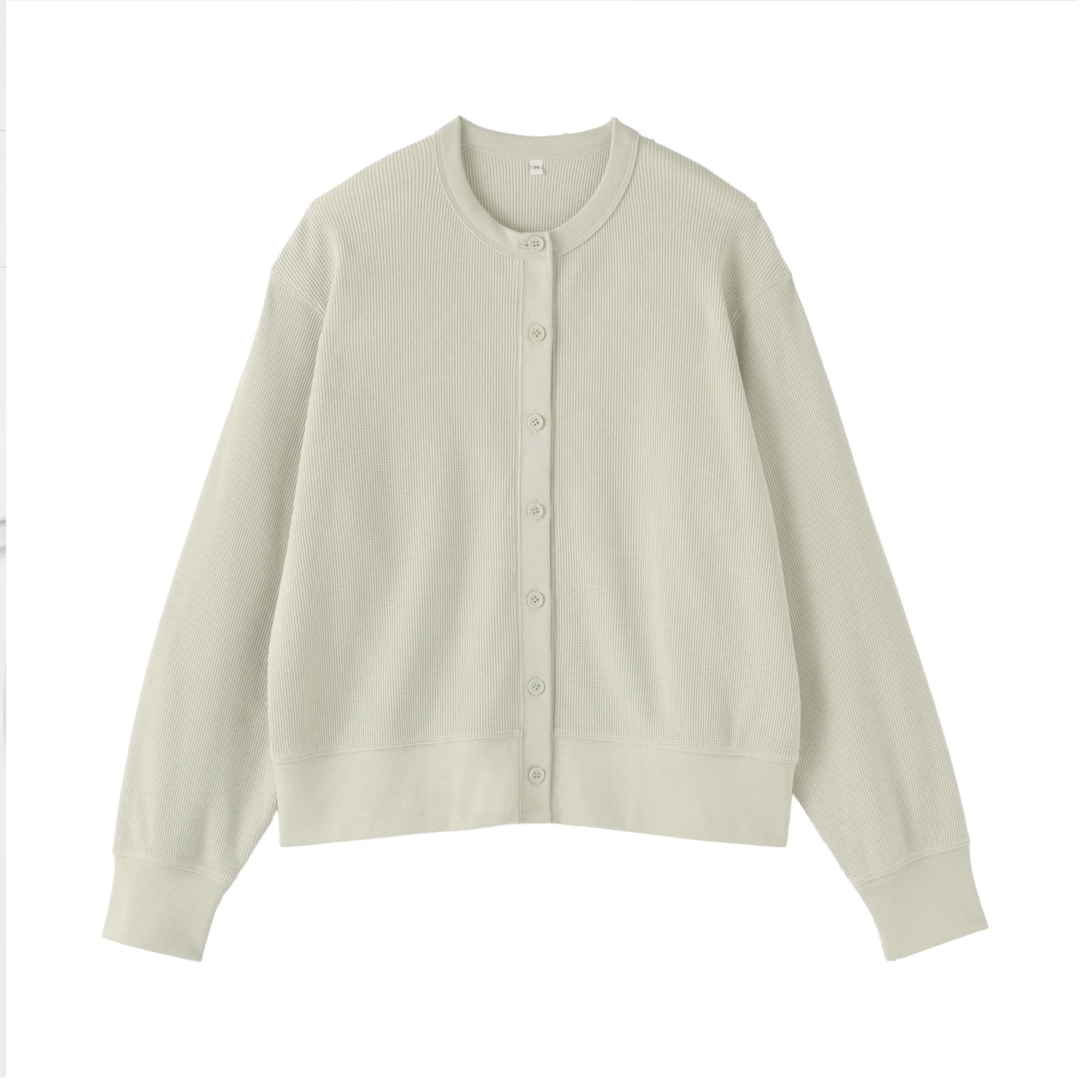 Cotton Waffle Cardigan - Image 9
