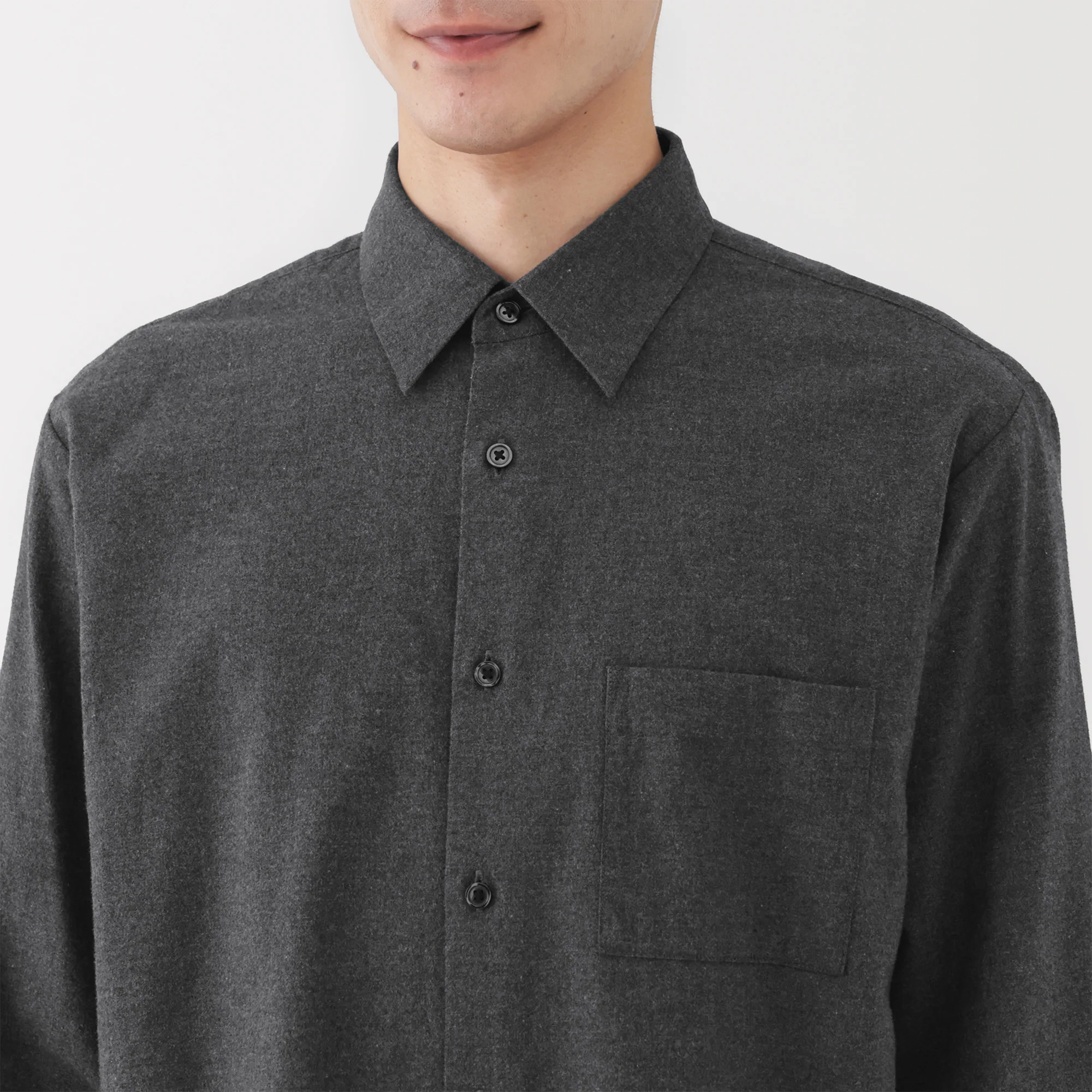 Cotton Wool Flannel Shirt - Image 15