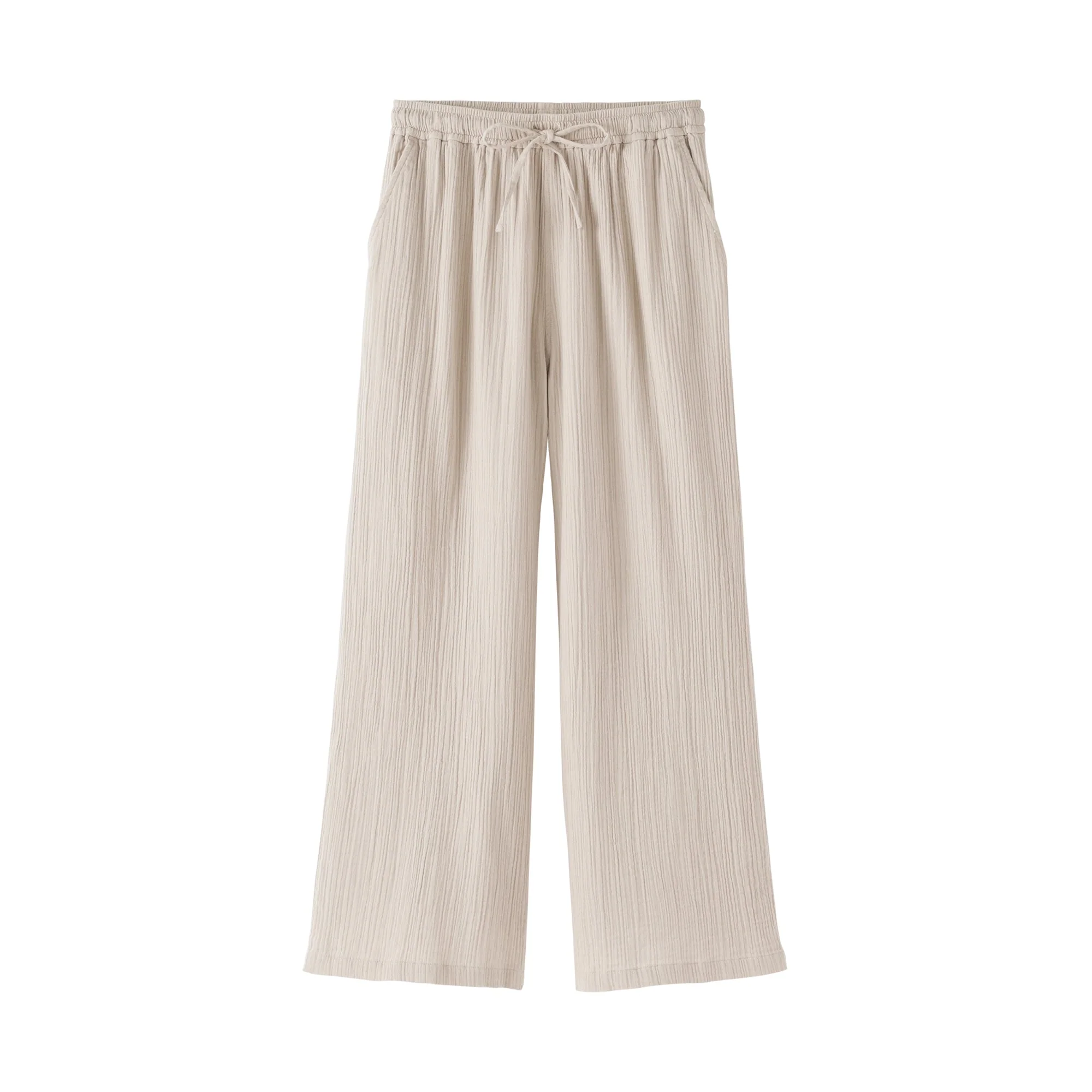 Crinkle Gauze Long Pants - Image 18