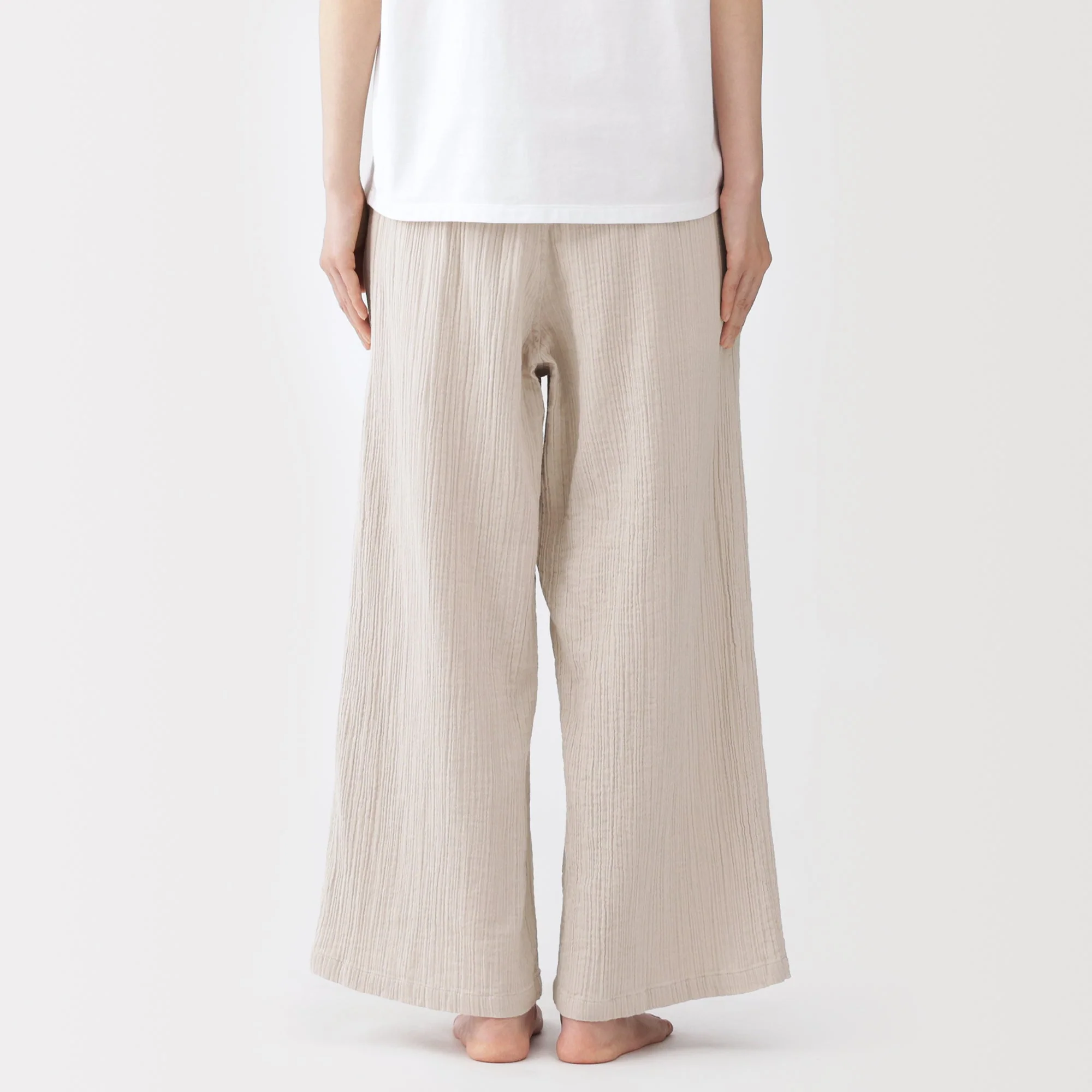 Crinkle Gauze Long Pants - Image 22