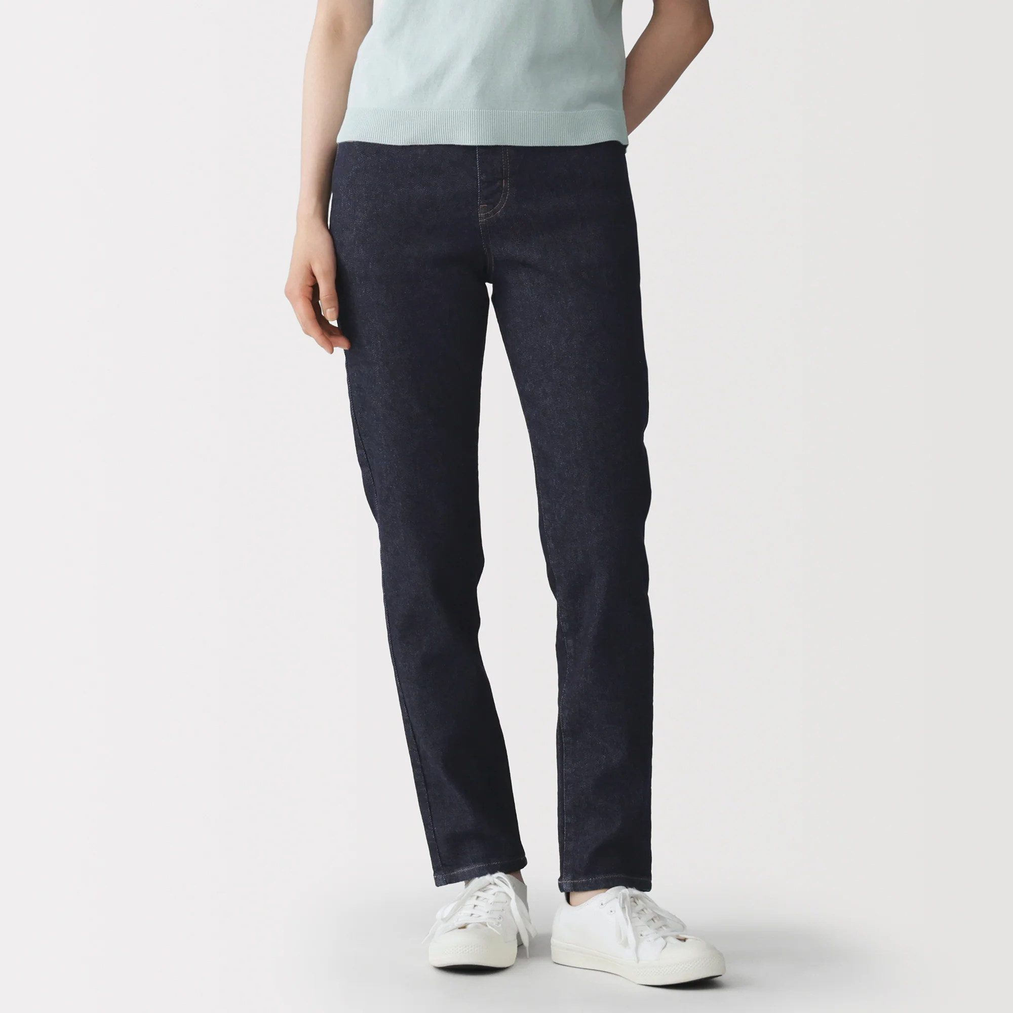 Denim Slim Straight Pants - Image 12
