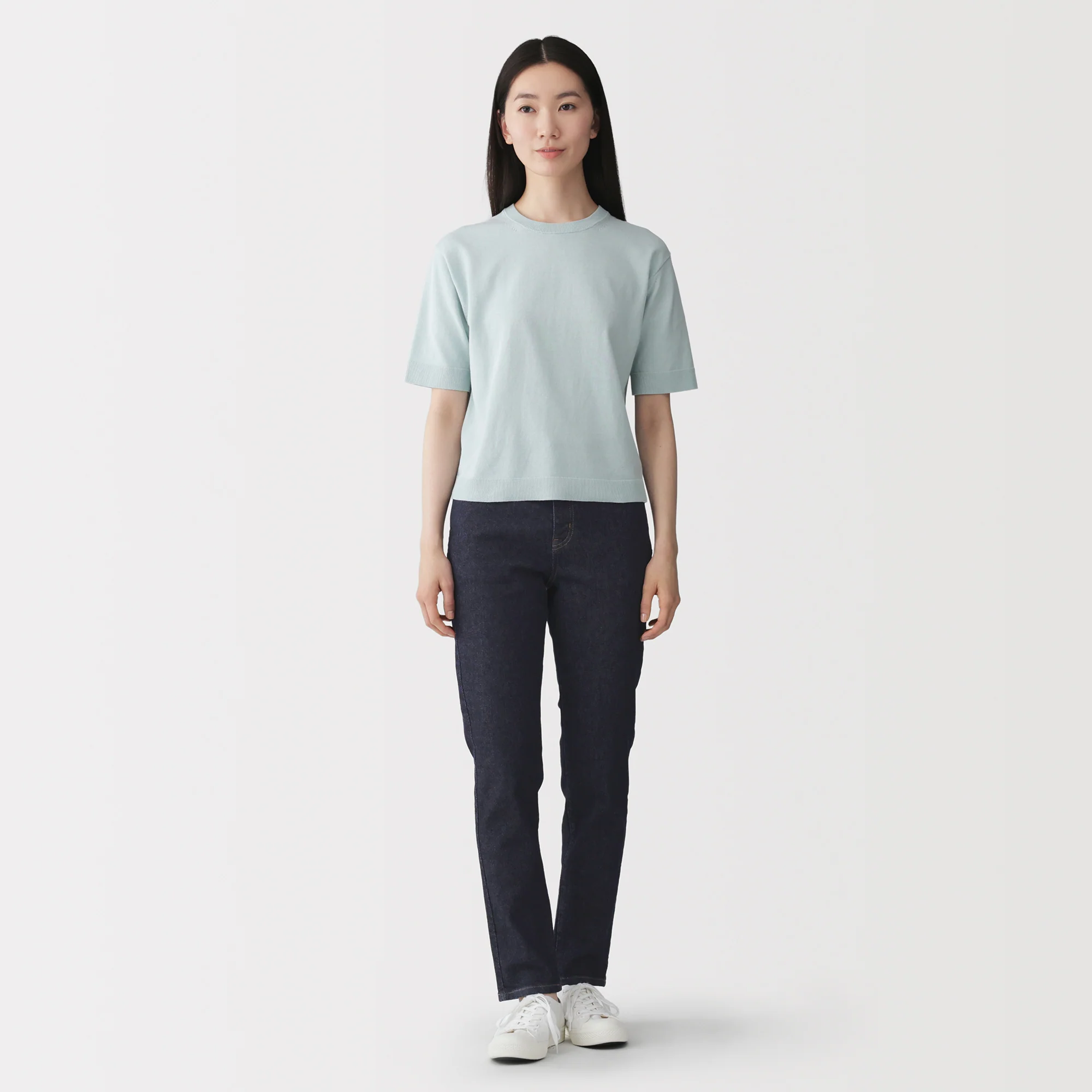Denim Slim Straight Pants - Image 13