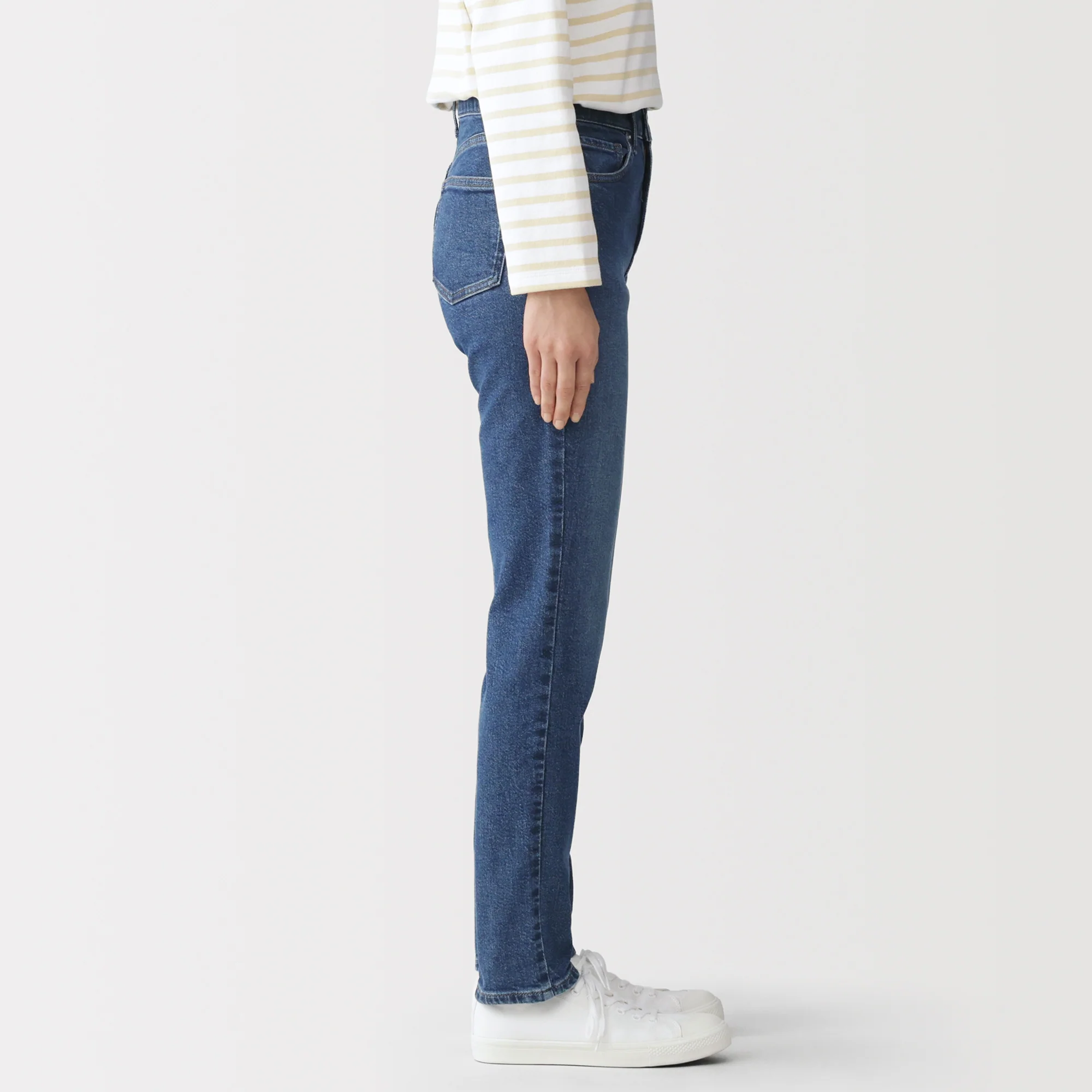 Denim Slim Straight Pants - Image 5