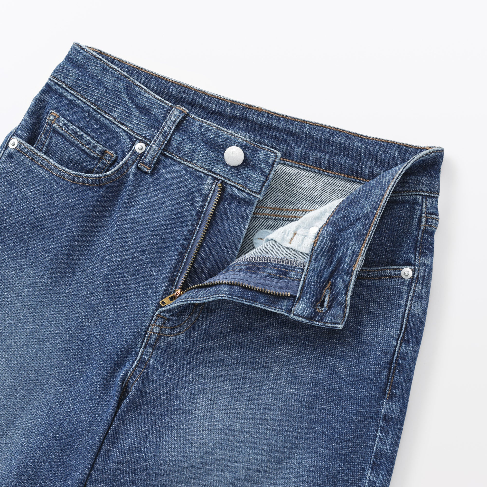 Denim Slim Straight Pants - Image 9