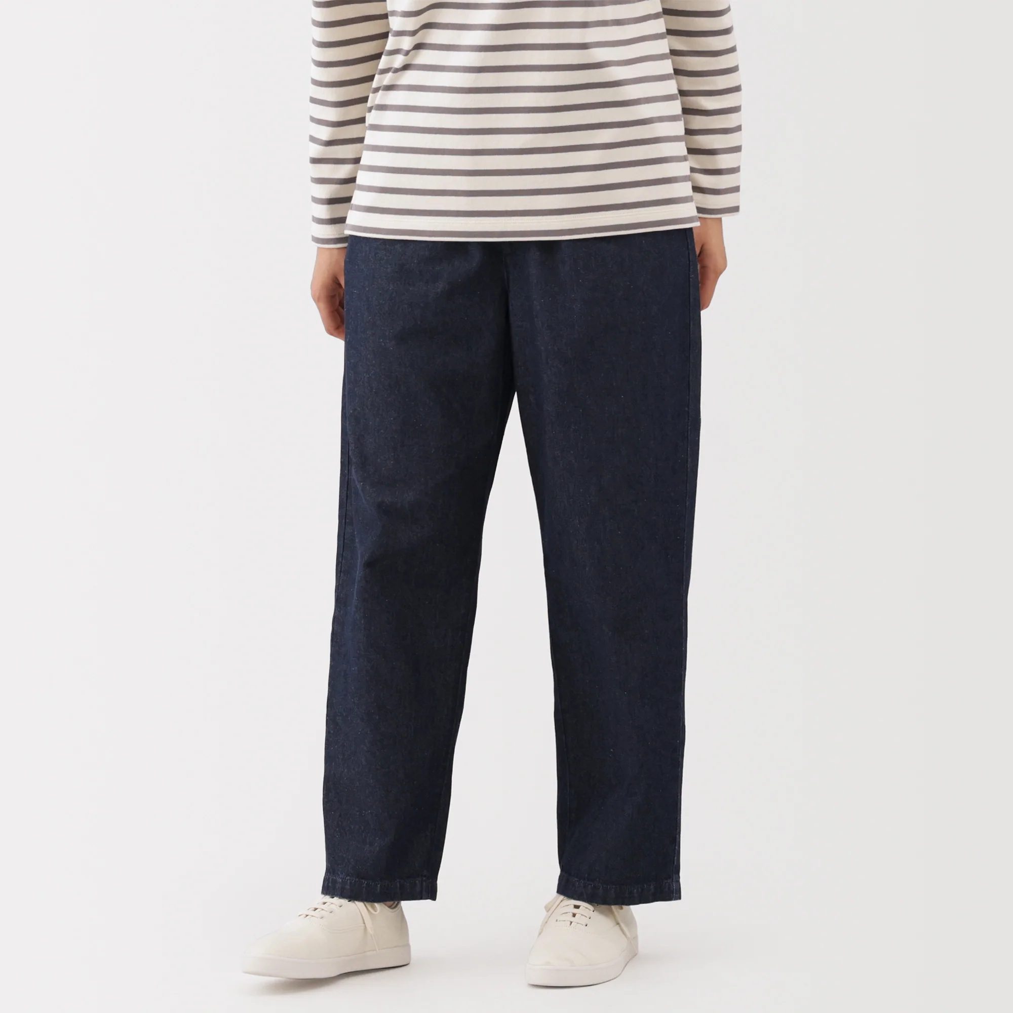 Denim Tapered Trousers - Image 12