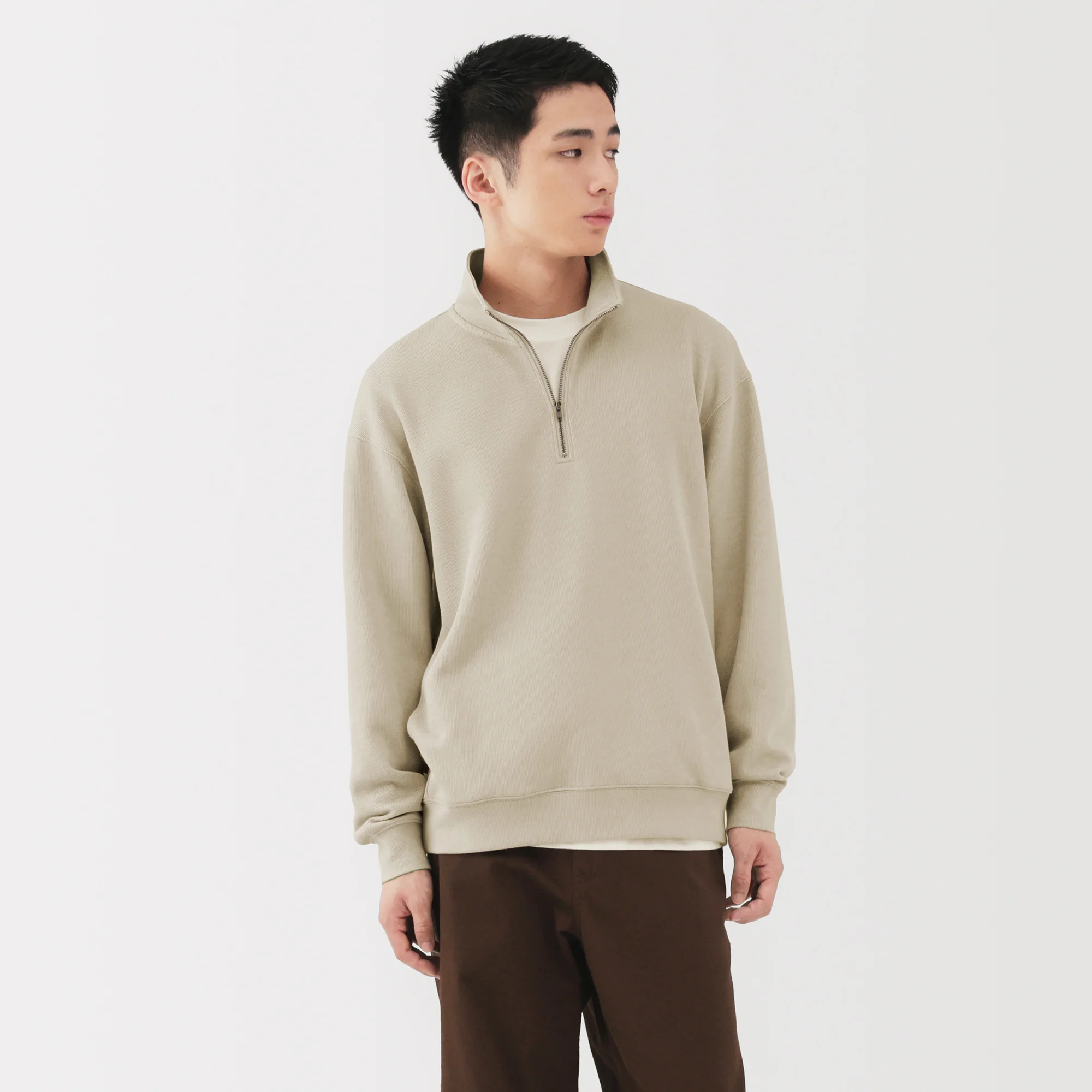 Double Knit Half-Zip Pullover - Image 21