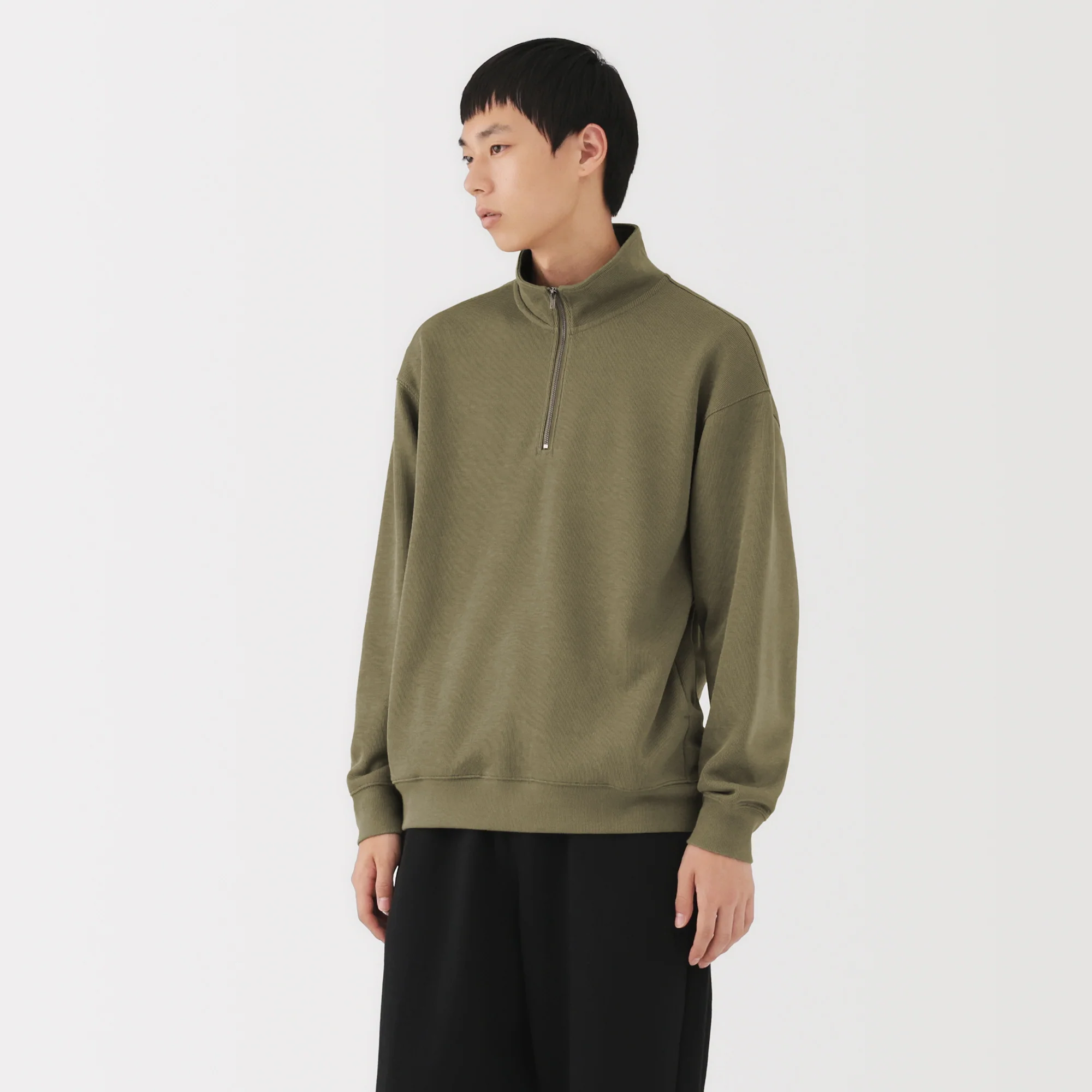 Double Knit Half-Zip Pullover - Image 30