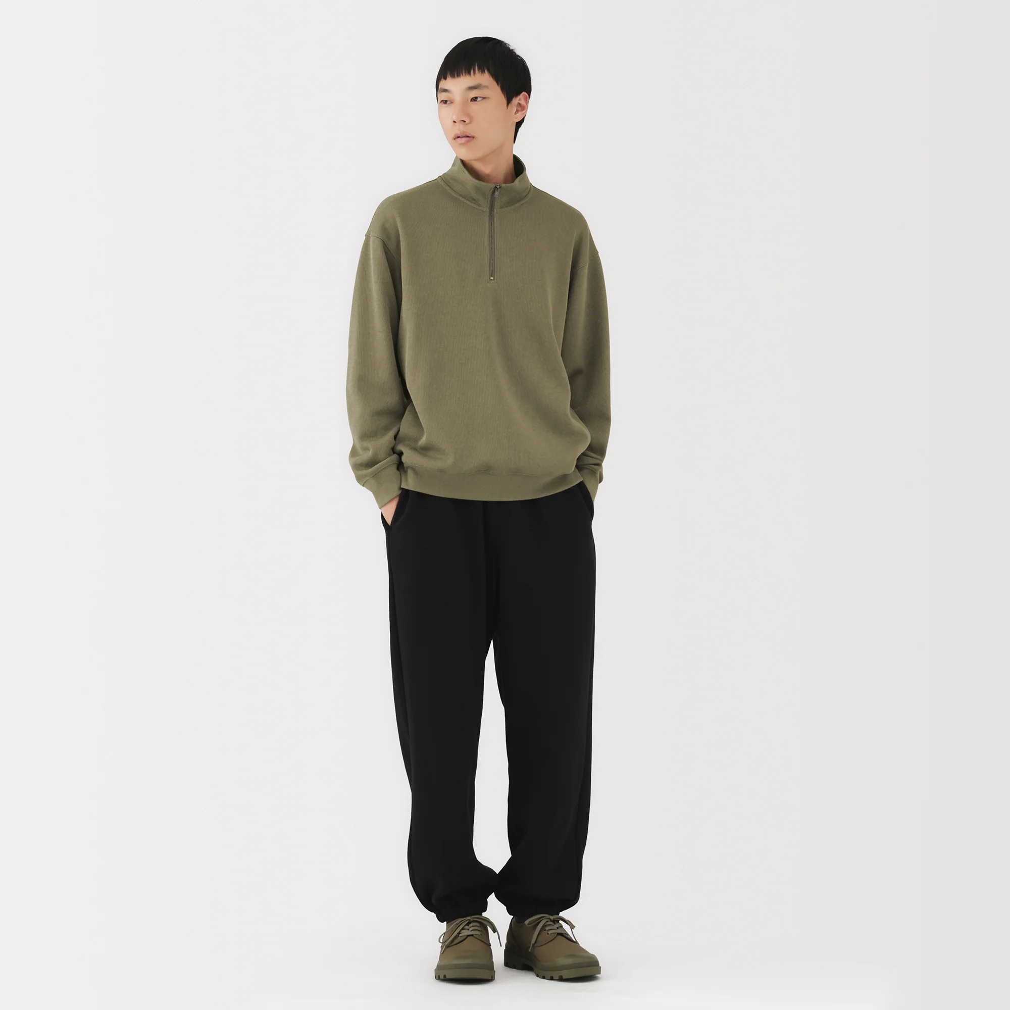 Double Knit Half-Zip Pullover - Image 31