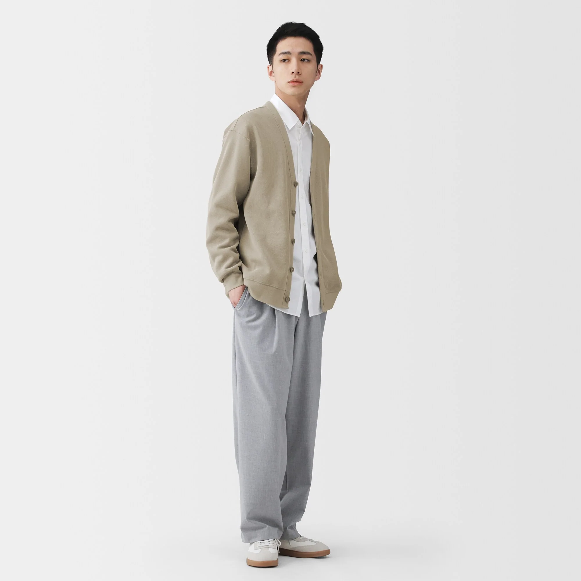 Double Knit V-Neck Cardigan - Image 13
