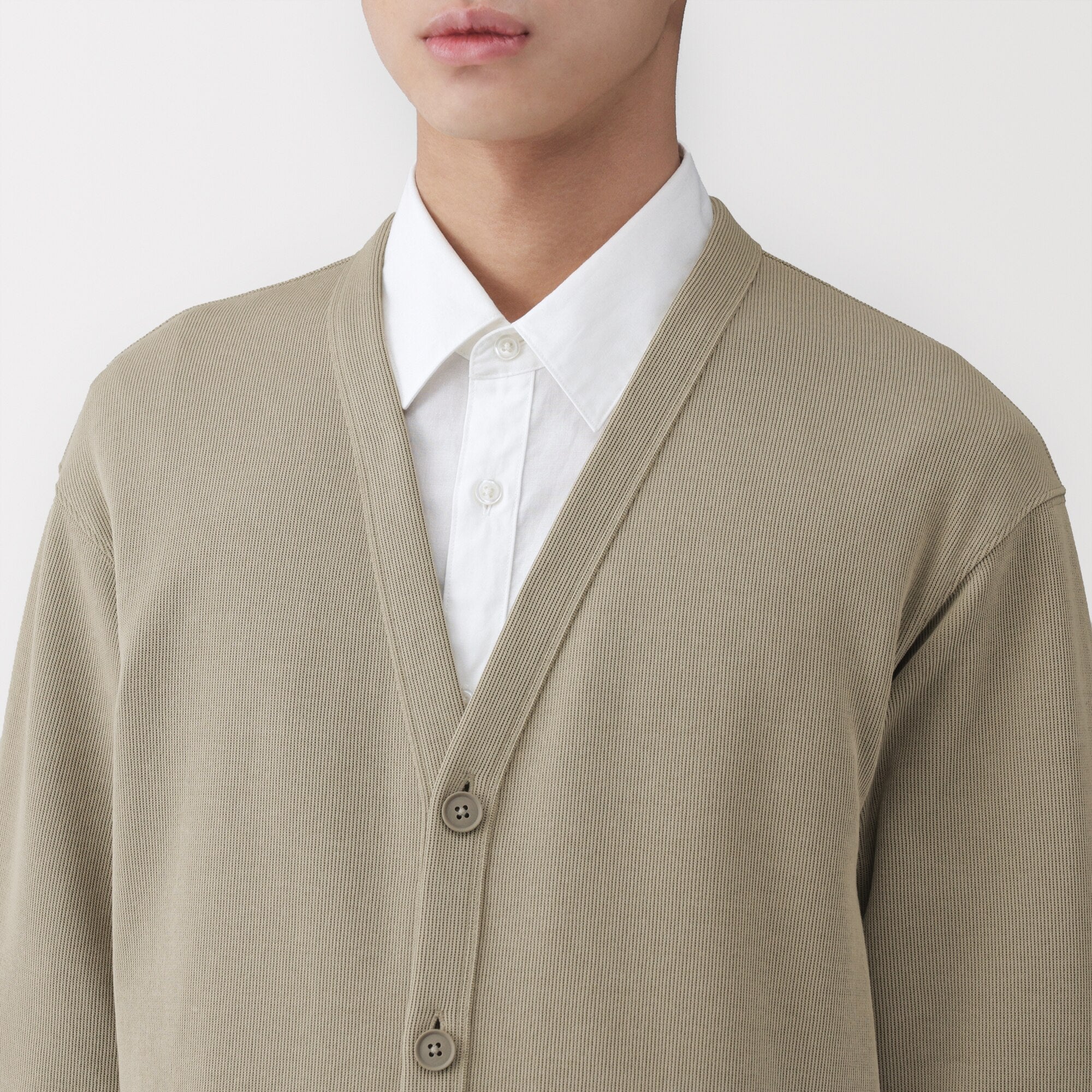 Double Knit V-Neck Cardigan - Image 16