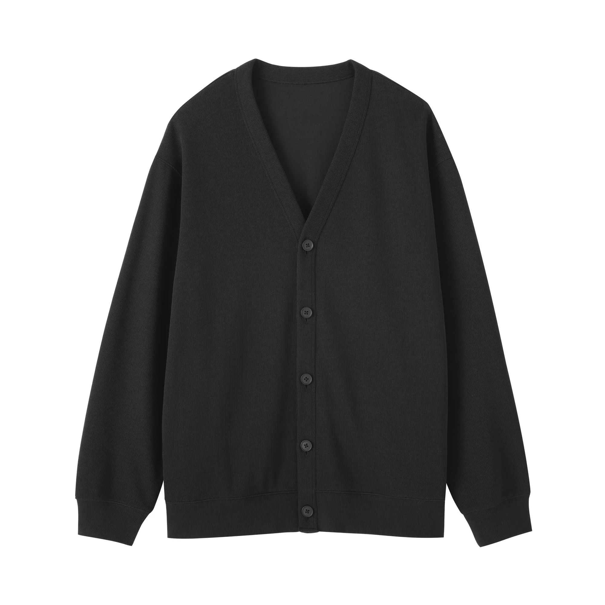 Double Knit V-Neck Cardigan - Image 2