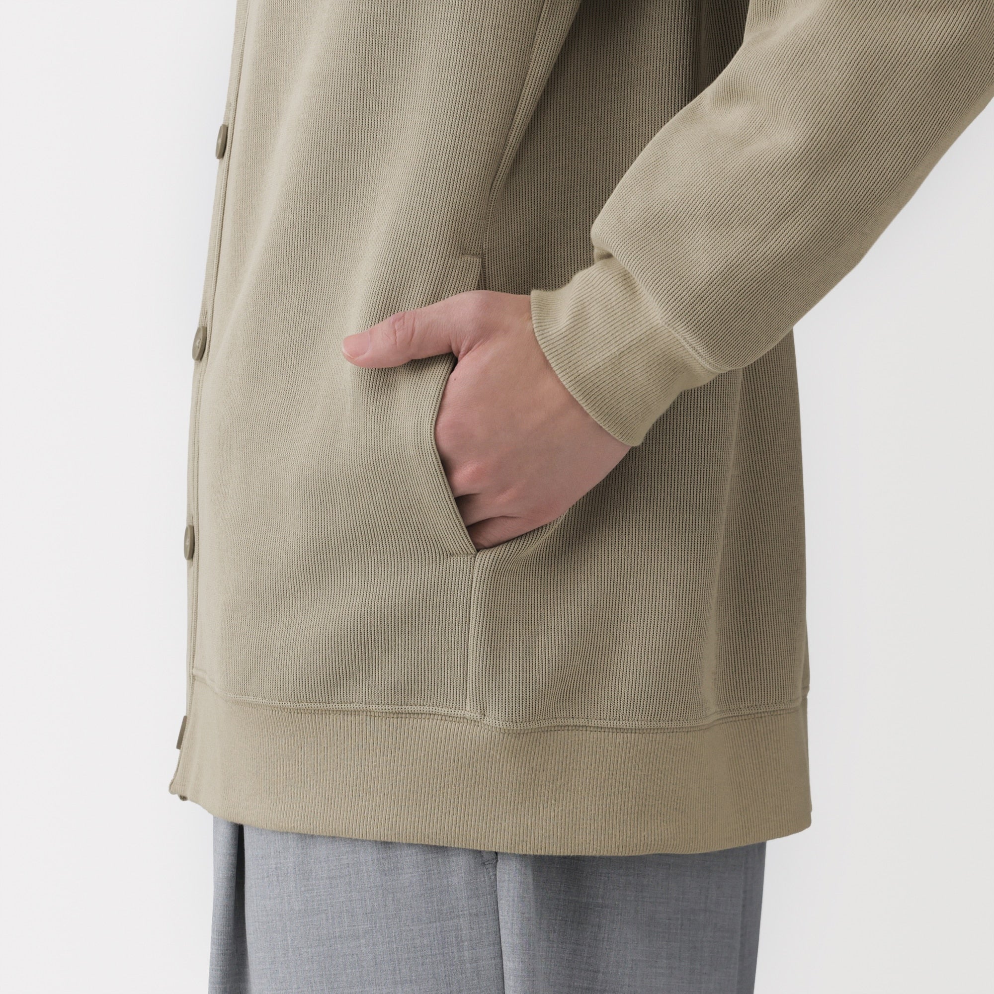 Double Knit V-Neck Cardigan - Image 8