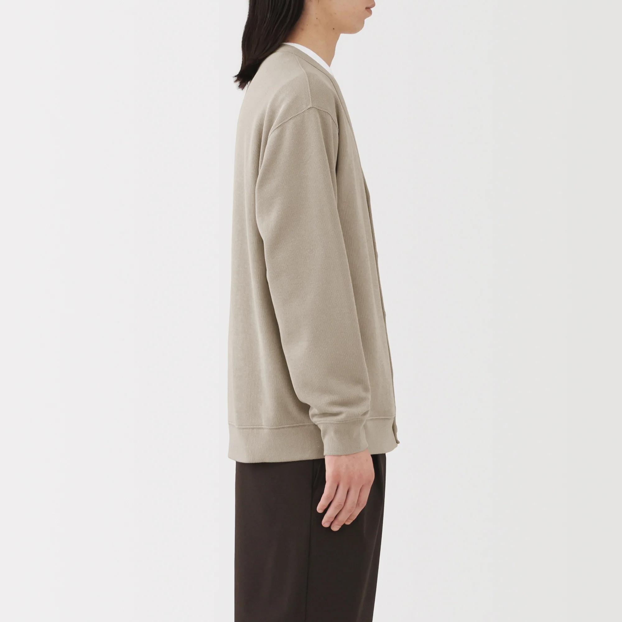Double Knitted V-Neck Cardigan - Image 15