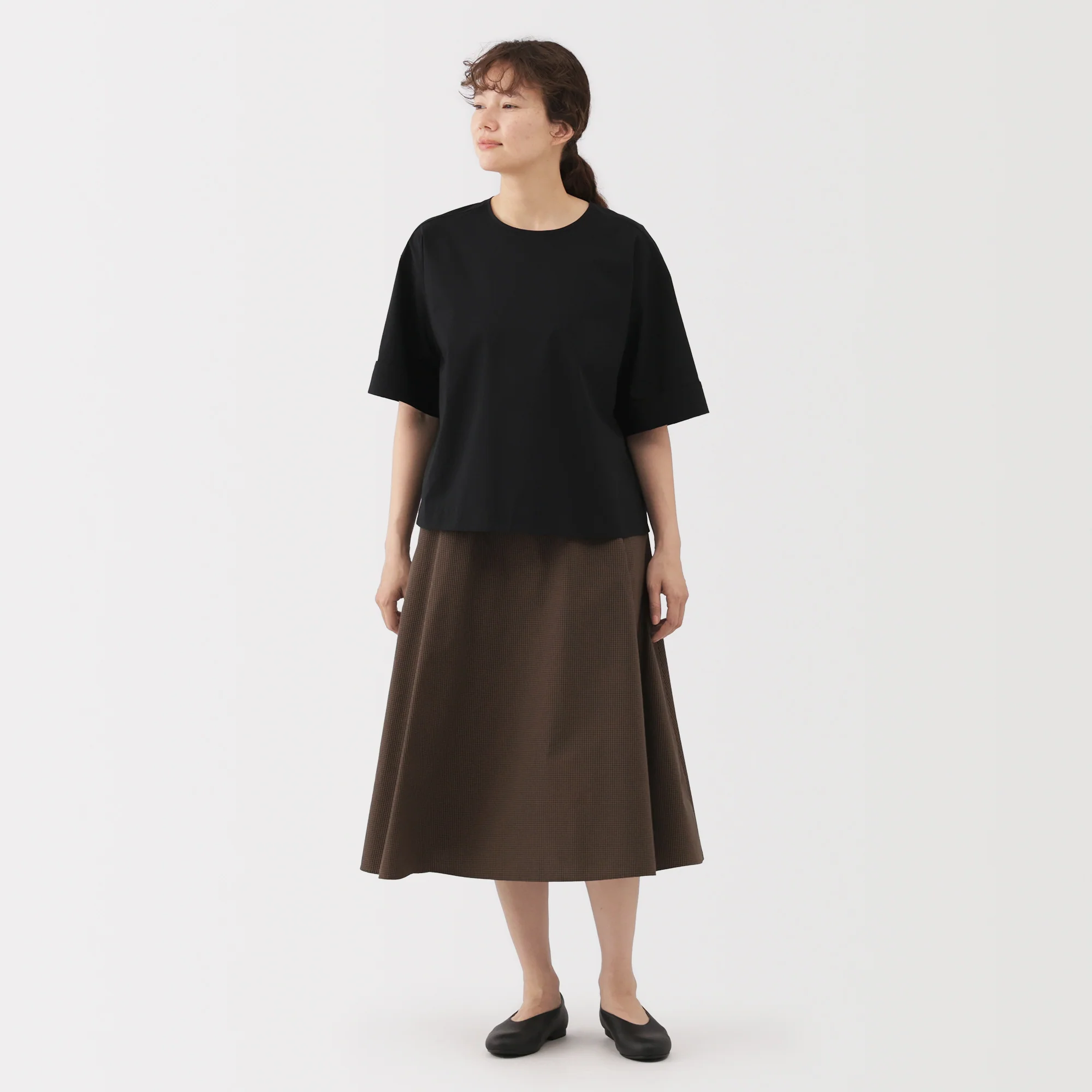 Broadcloth Half Sleeve Blouse - Image 13