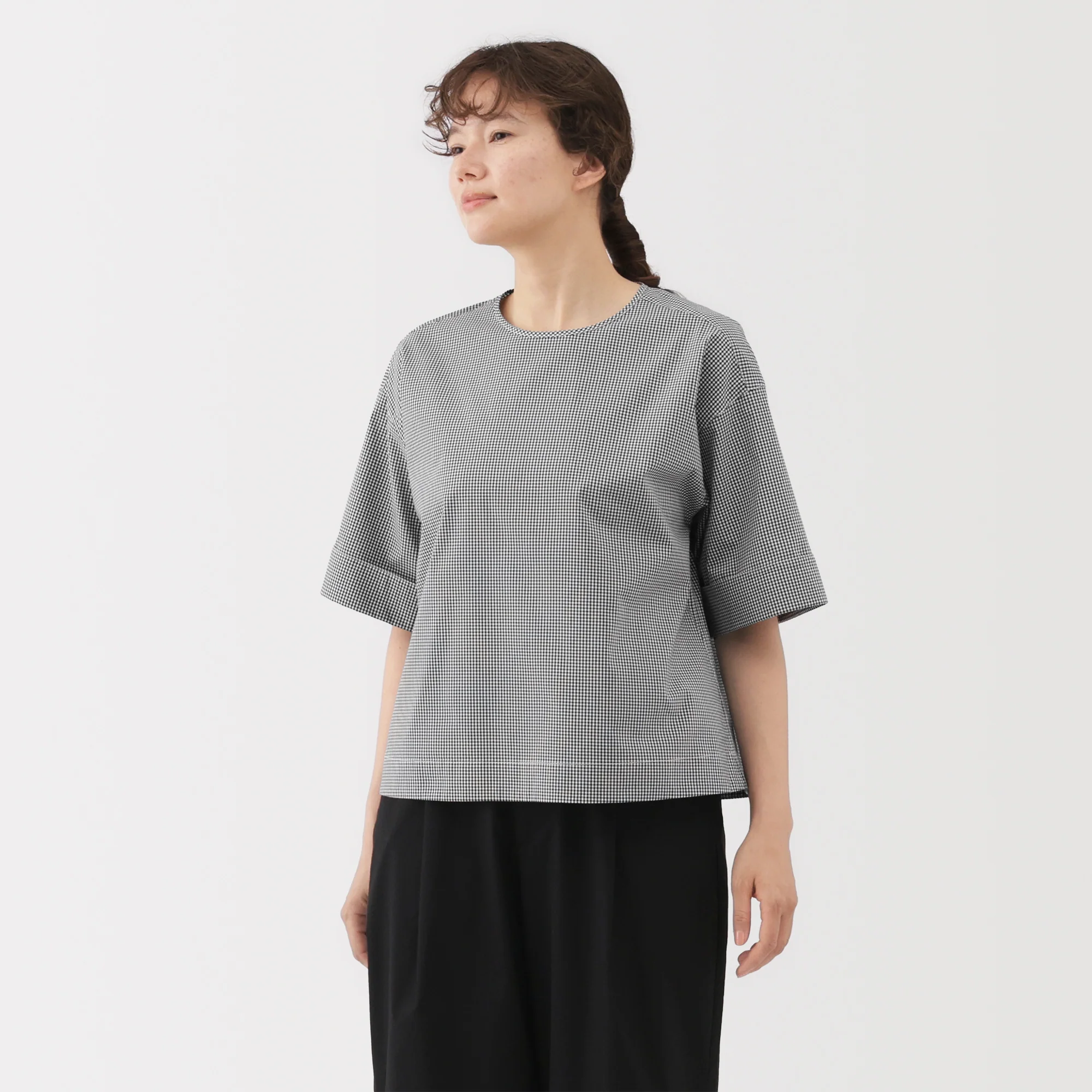 Broadcloth Half Sleeve Blouse - Image 21