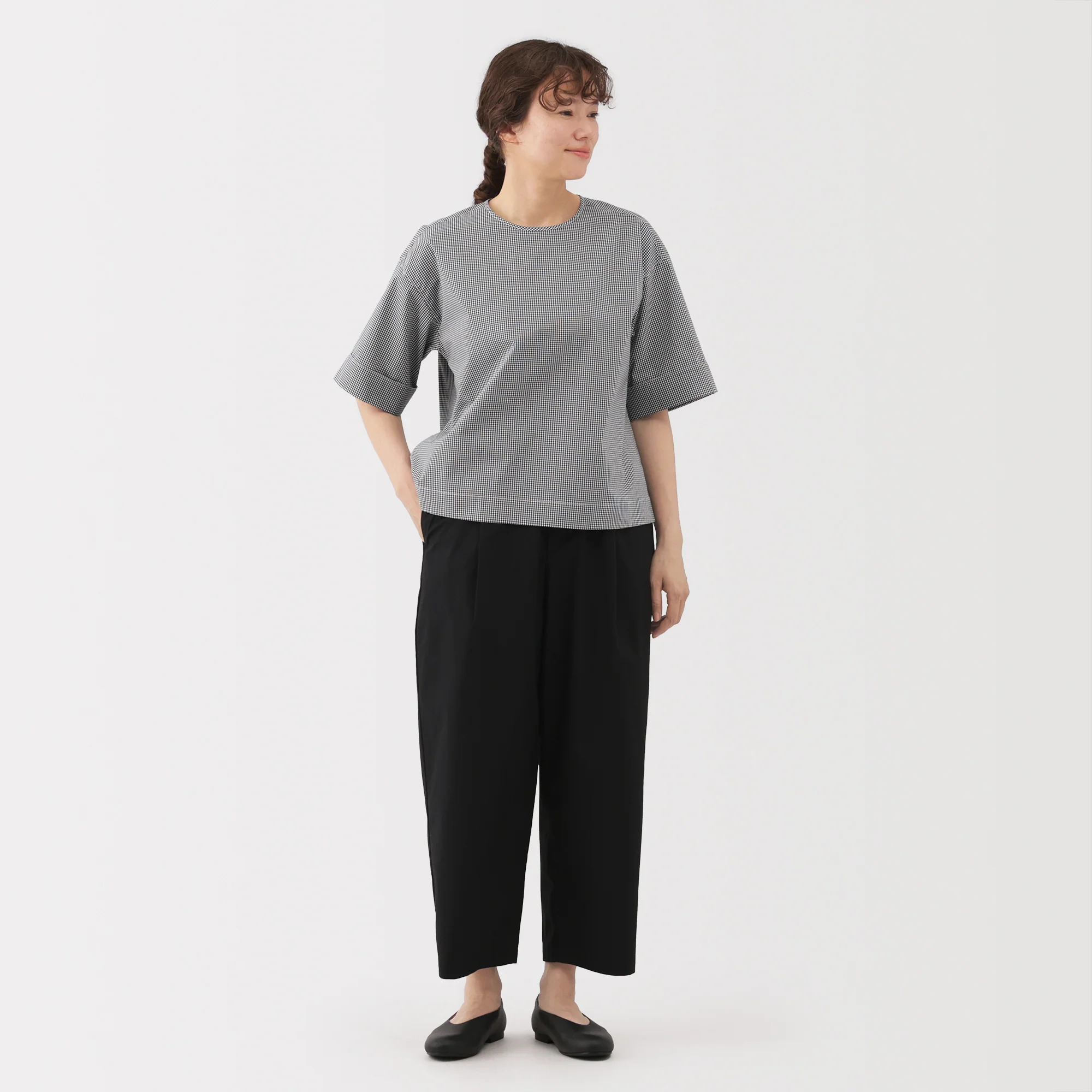 Broadcloth Half Sleeve Blouse - Image 22