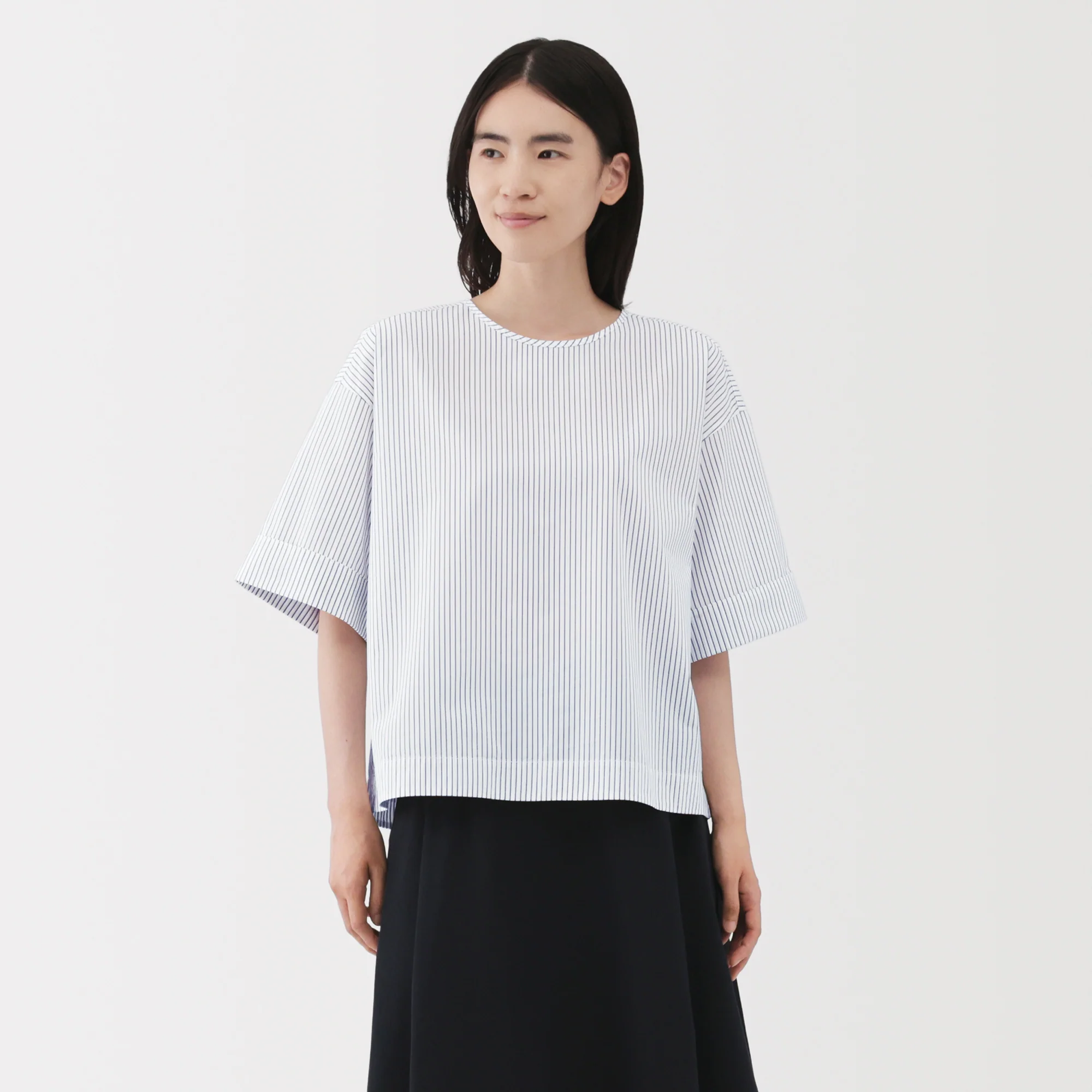 Broadcloth Half Sleeve Blouse - Image 30