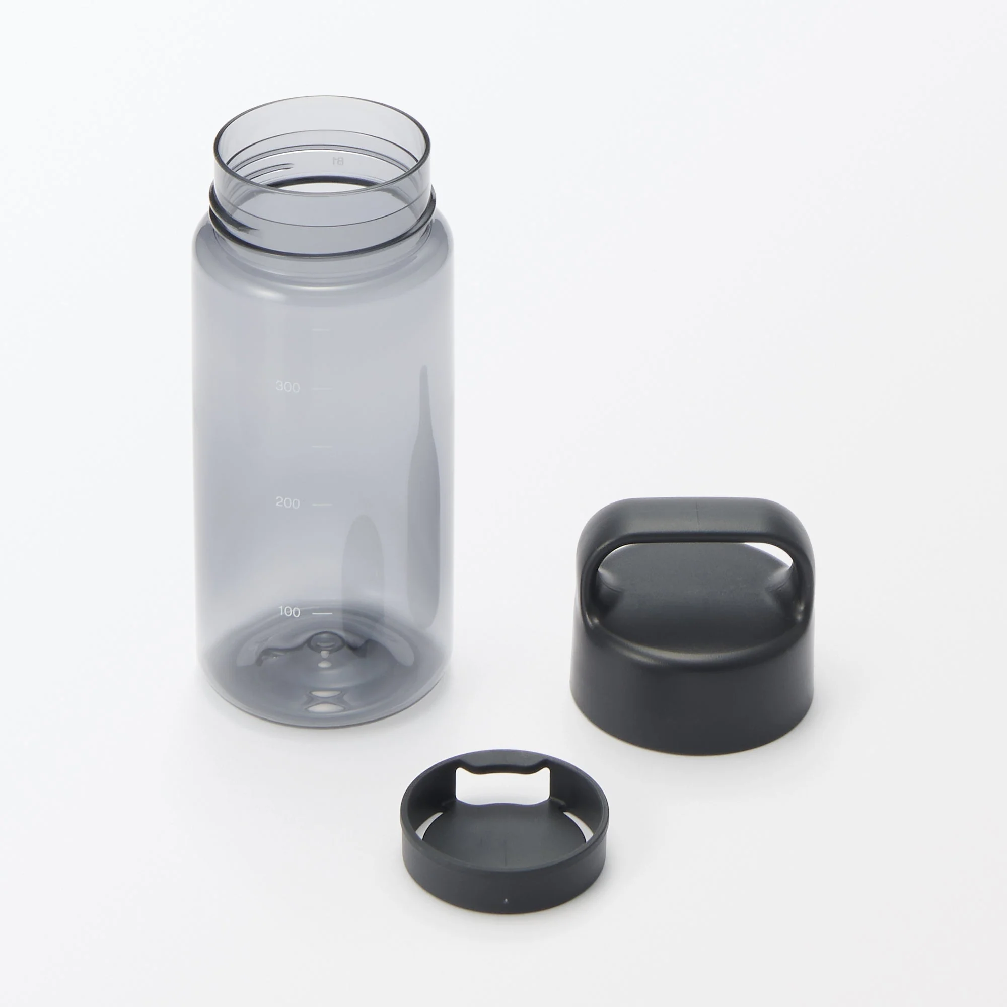 Easy-to-Carry Water Bottle With Scale - Black (11.8 fl oz) - Image 4
