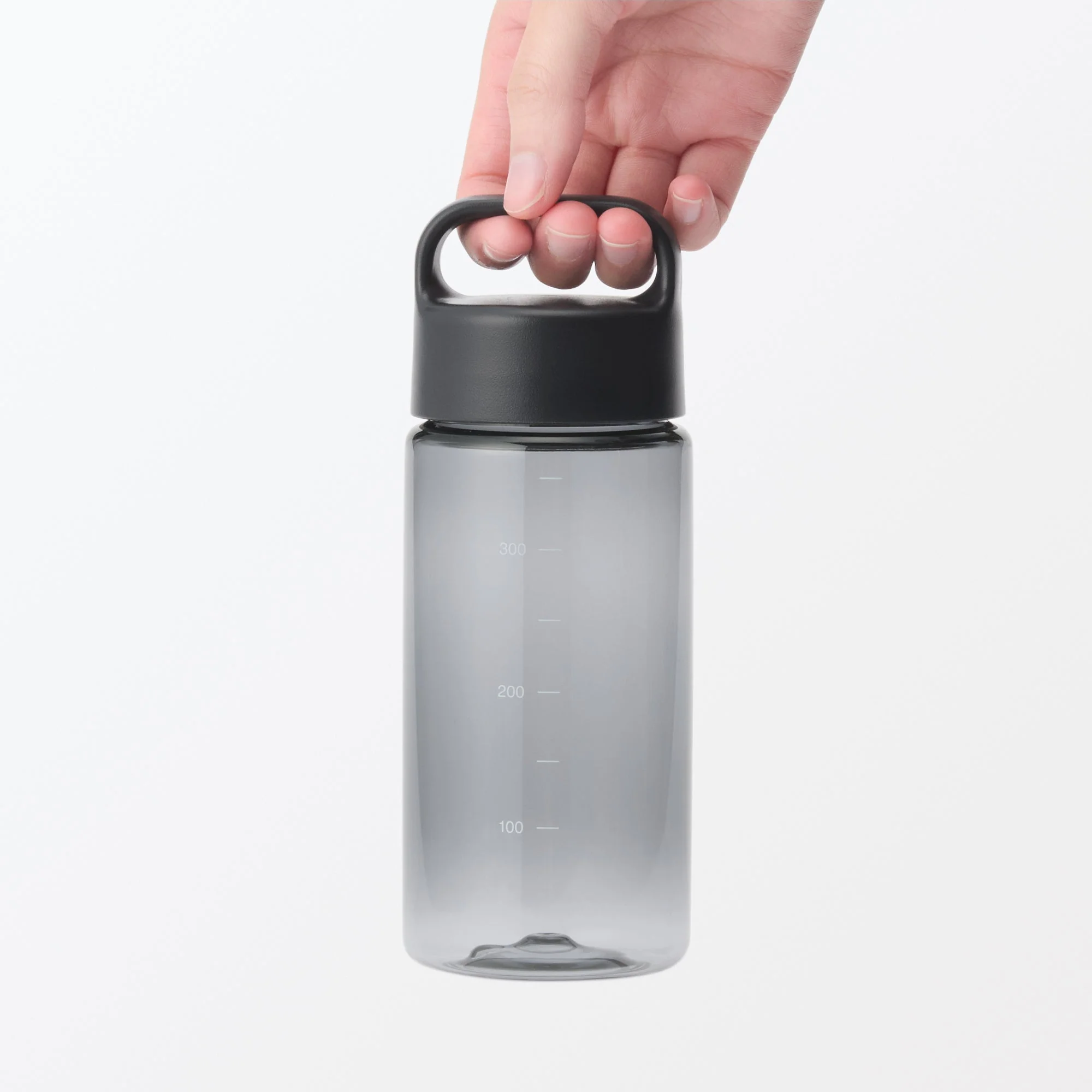 Easy-to-Carry Water Bottle With Scale - Black (11.8 fl oz) - Image 6