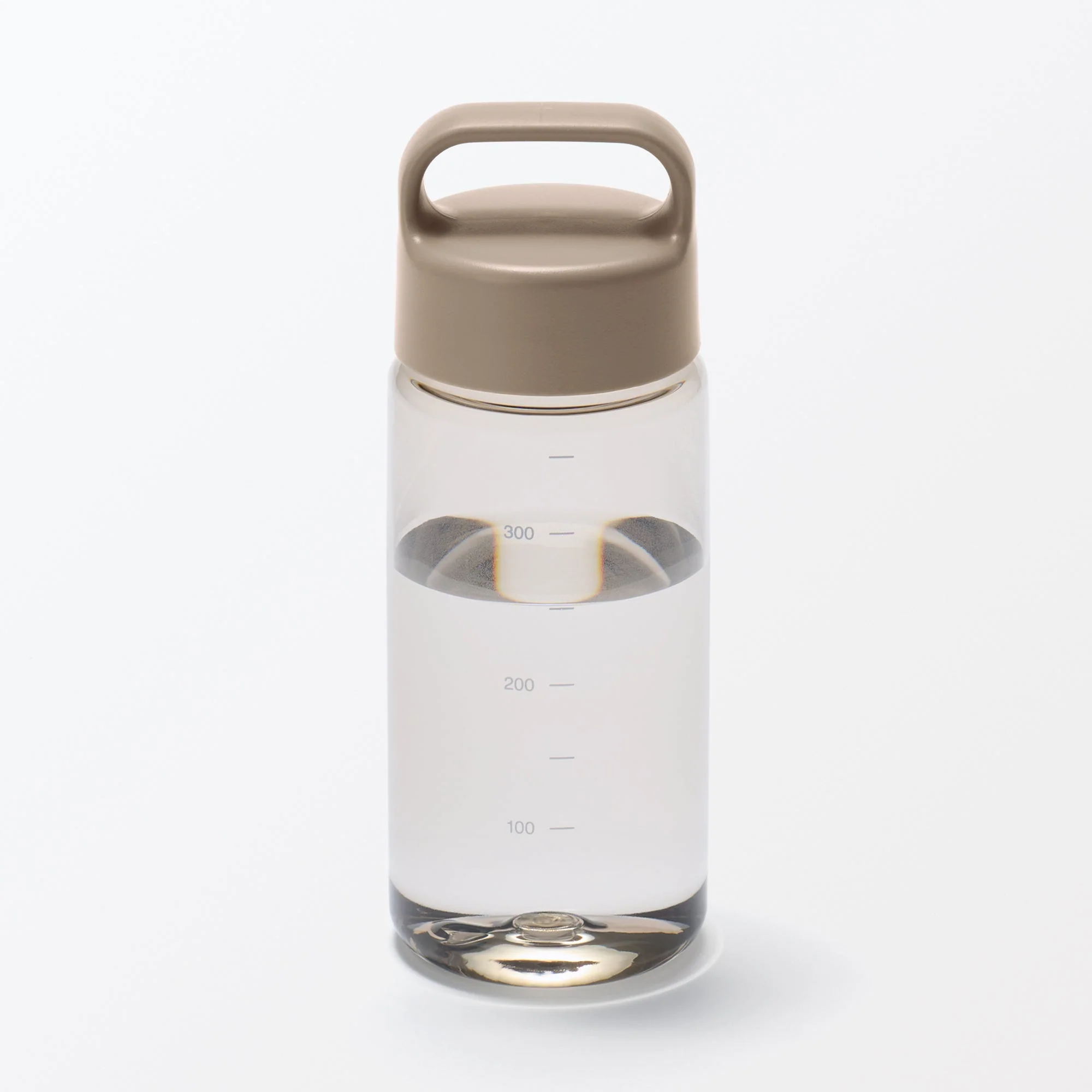 Easy-to-Carry Water Bottle With Scale - Sand Beige (11.8 fl oz) - Image 5