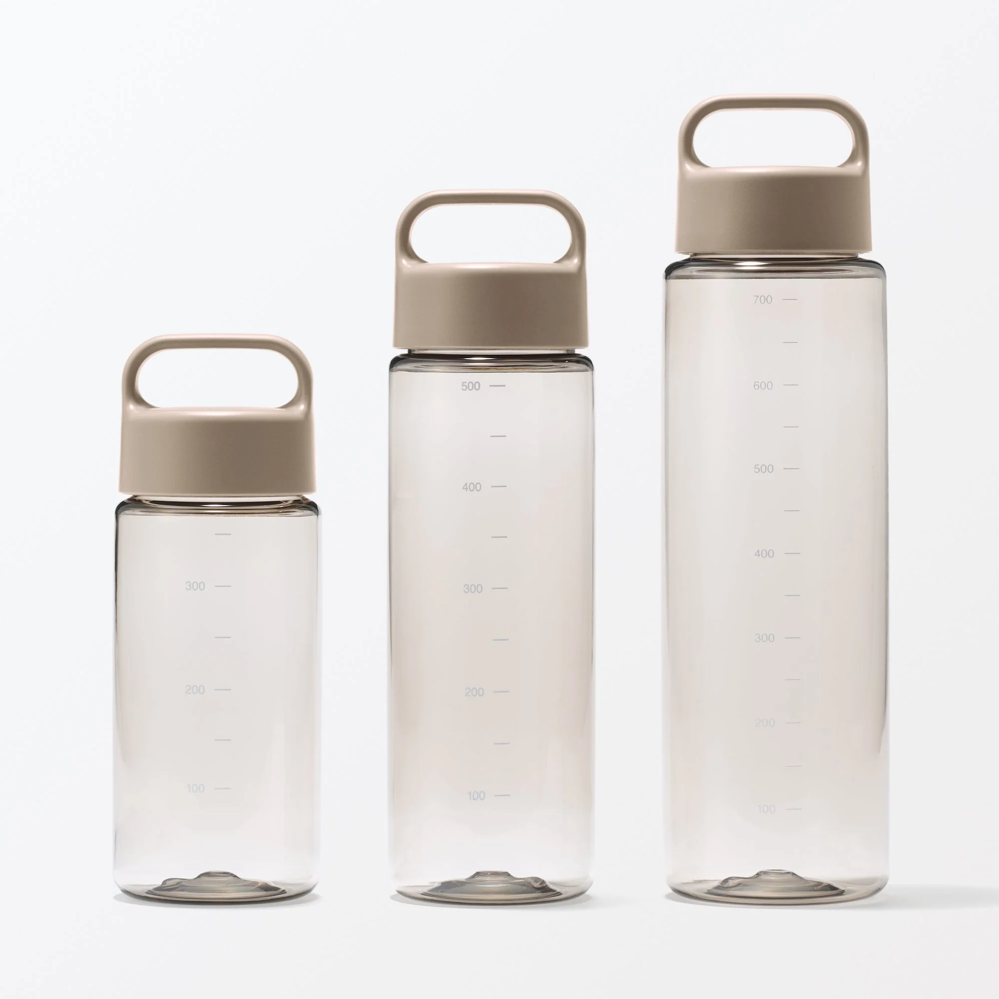 Easy-to-Carry Water Bottle With Scale - Sand Beige (11.8 fl oz) - Image 7