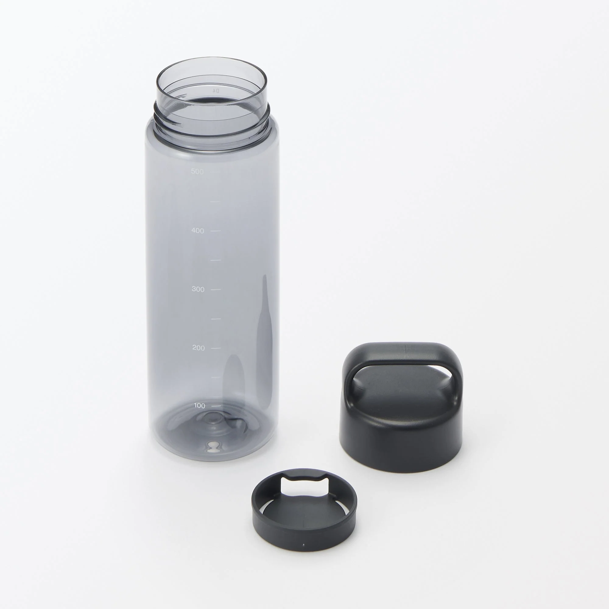 Easy-to-Carry Water Bottle With Scale - Black (16.9 fl oz) - Image 4