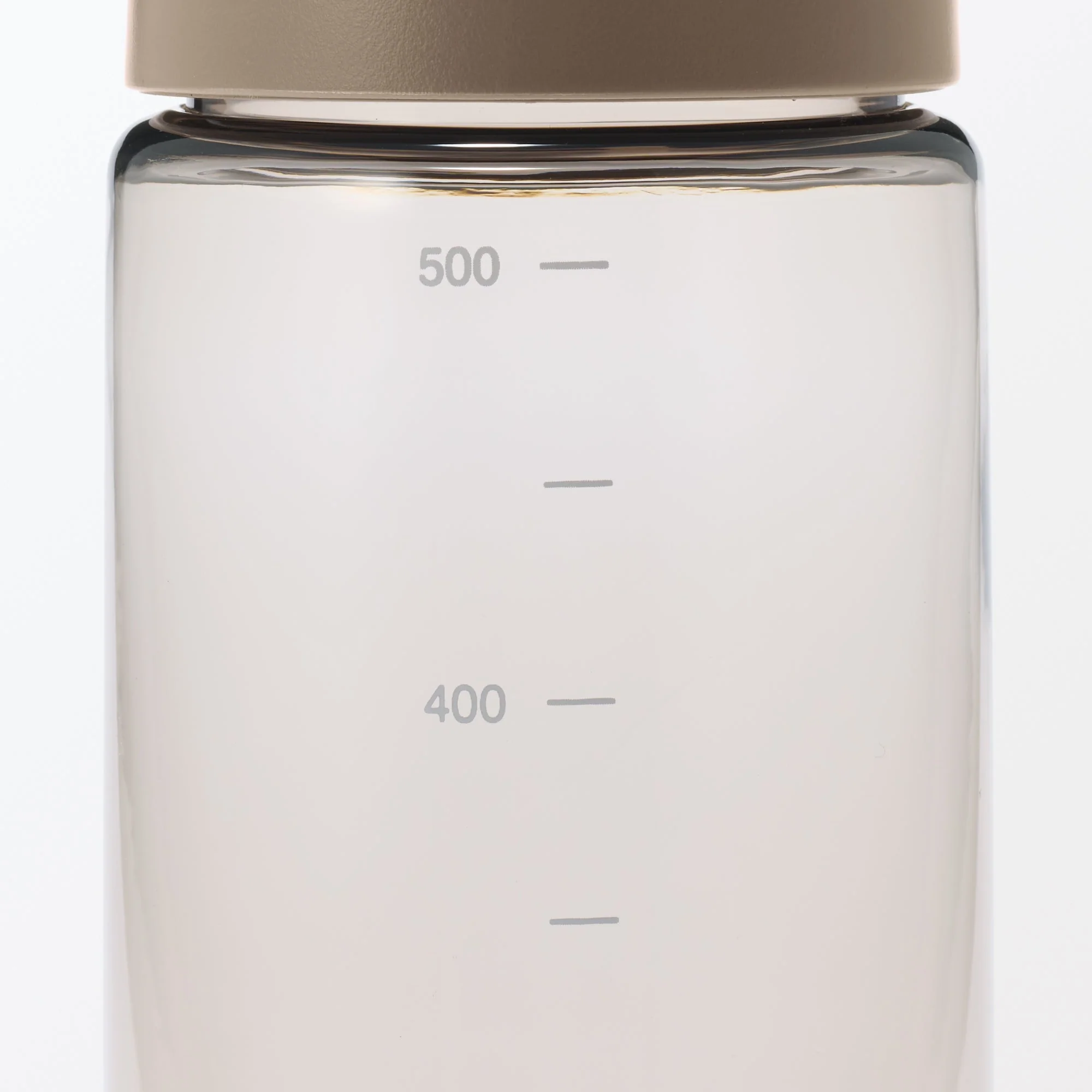 Easy-to-Carry Water Bottle With Scale - Sand Beige (16.9 fl oz) - Image 3