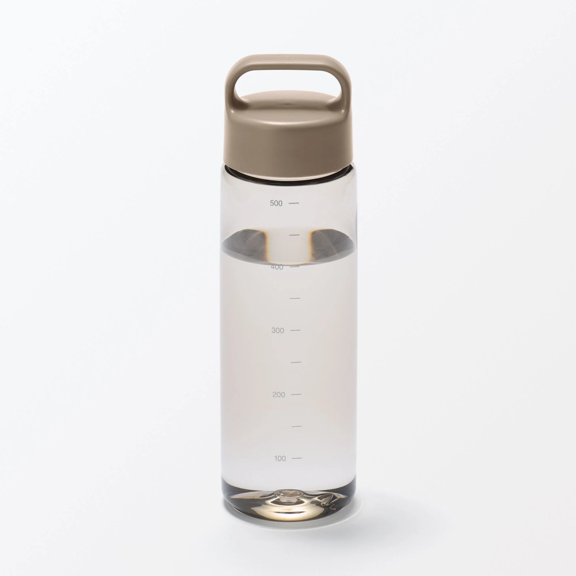 Easy-to-Carry Water Bottle With Scale - Sand Beige (16.9 fl oz) - Image 5