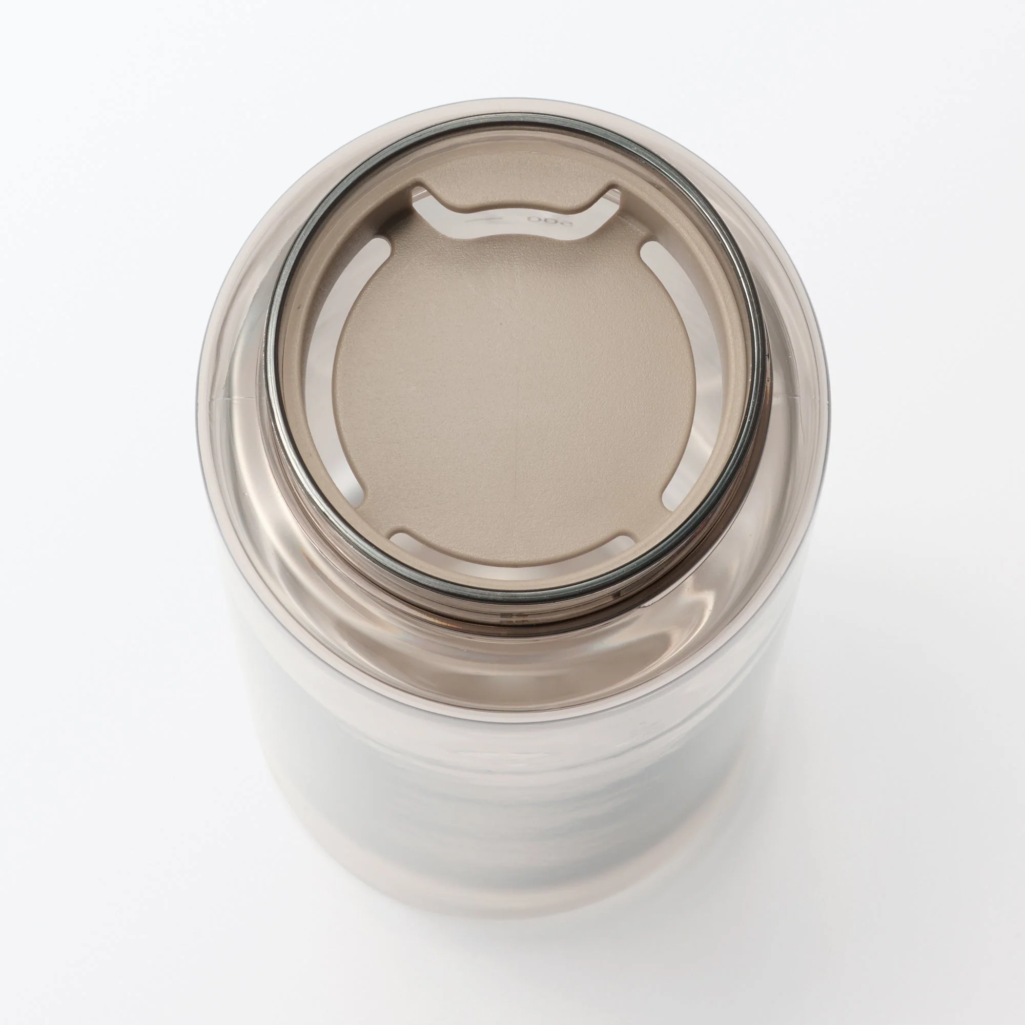 Easy-to-Carry Water Bottle With Scale - Sand Beige (23.7 fl oz) - Image 2