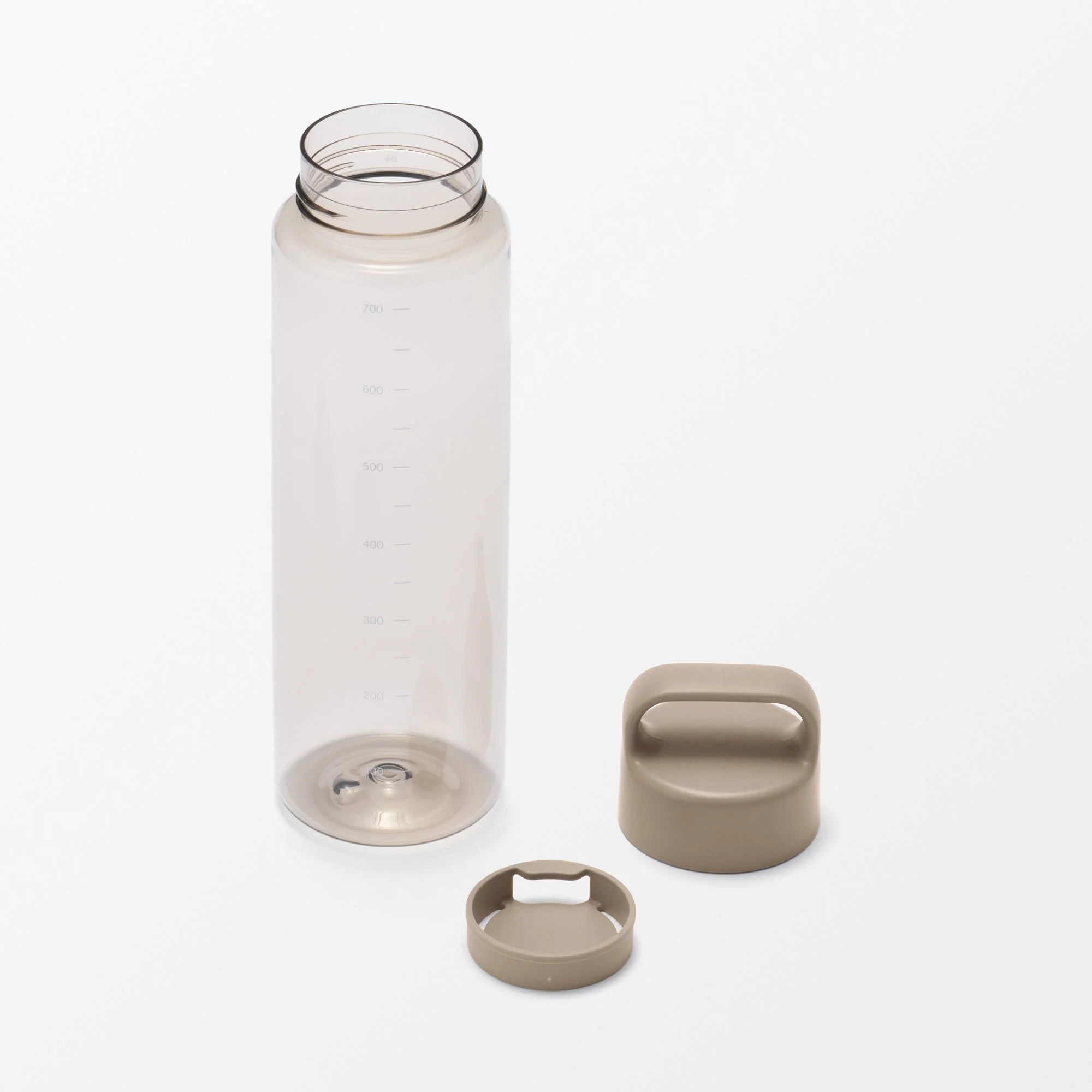 Easy-to-Carry Water Bottle With Scale - Sand Beige (23.7 fl oz) - Image 4