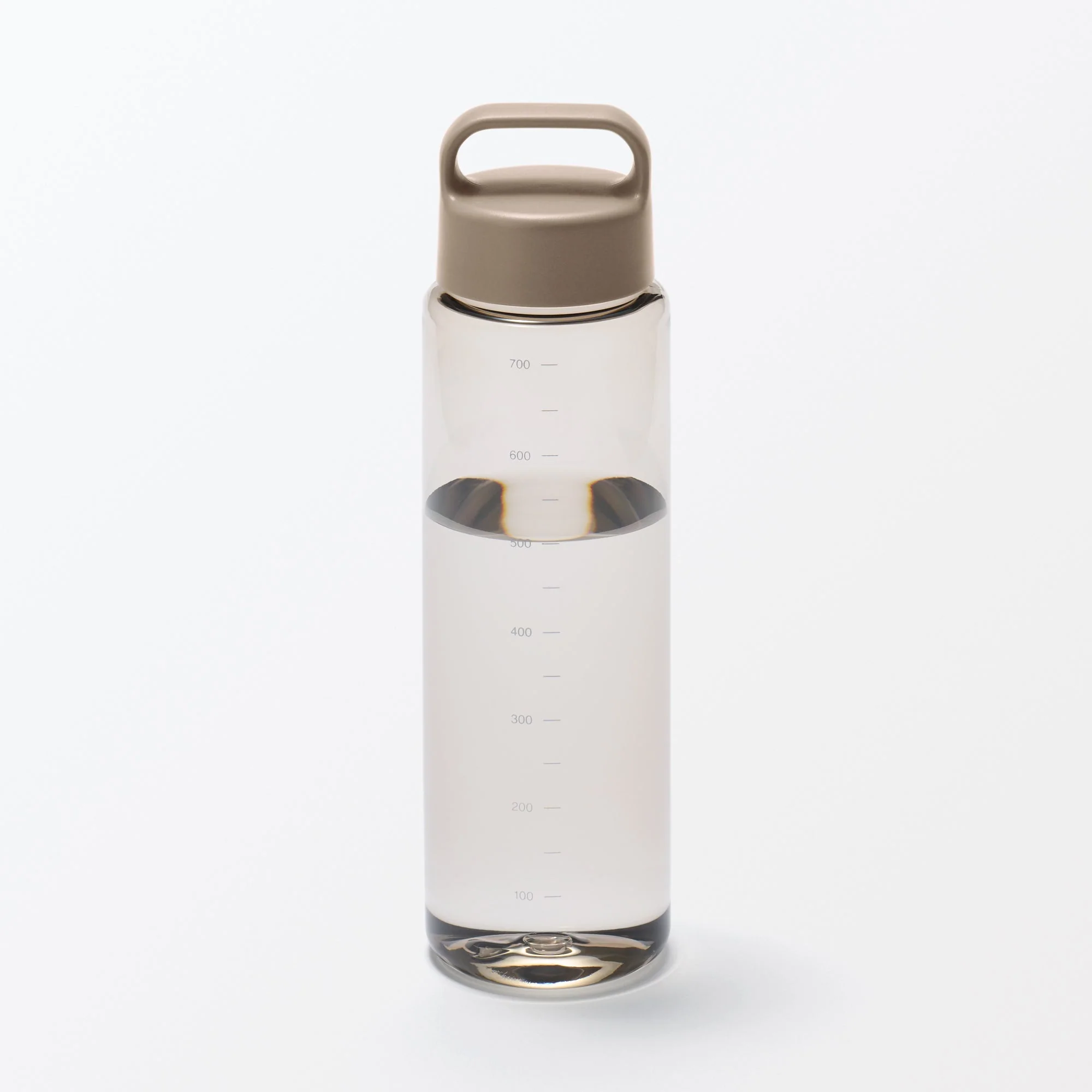 Easy-to-Carry Water Bottle With Scale - Sand Beige (23.7 fl oz) - Image 5