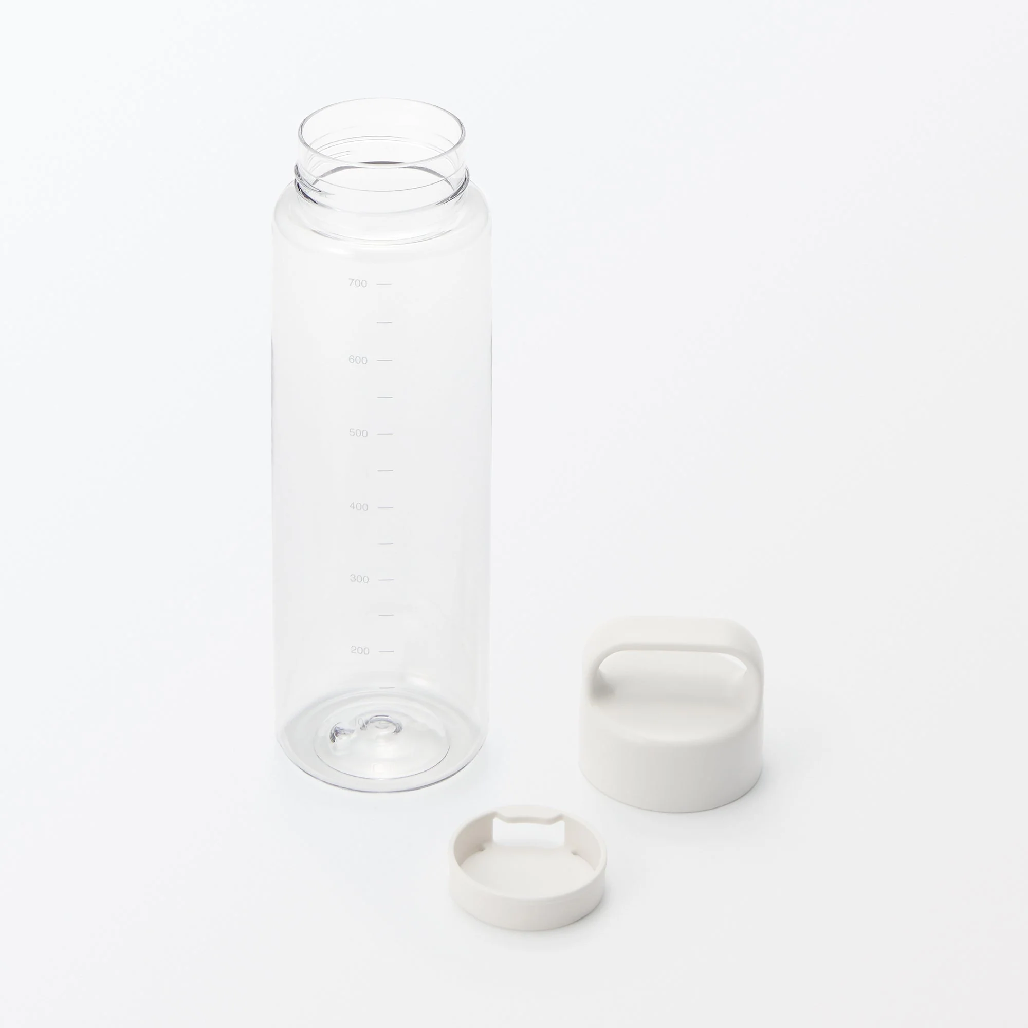 Easy-to-Carry Water Bottle With Scale - White (23.7 fl oz) - Image 4