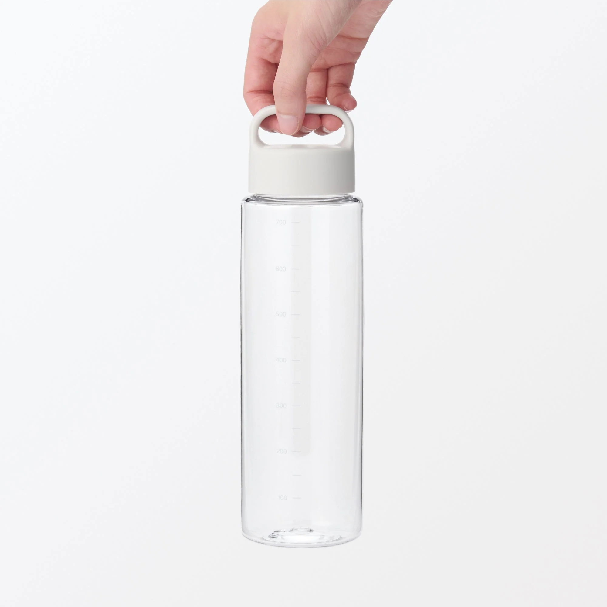 Easy-to-Carry Water Bottle With Scale - White (23.7 fl oz) - Image 6
