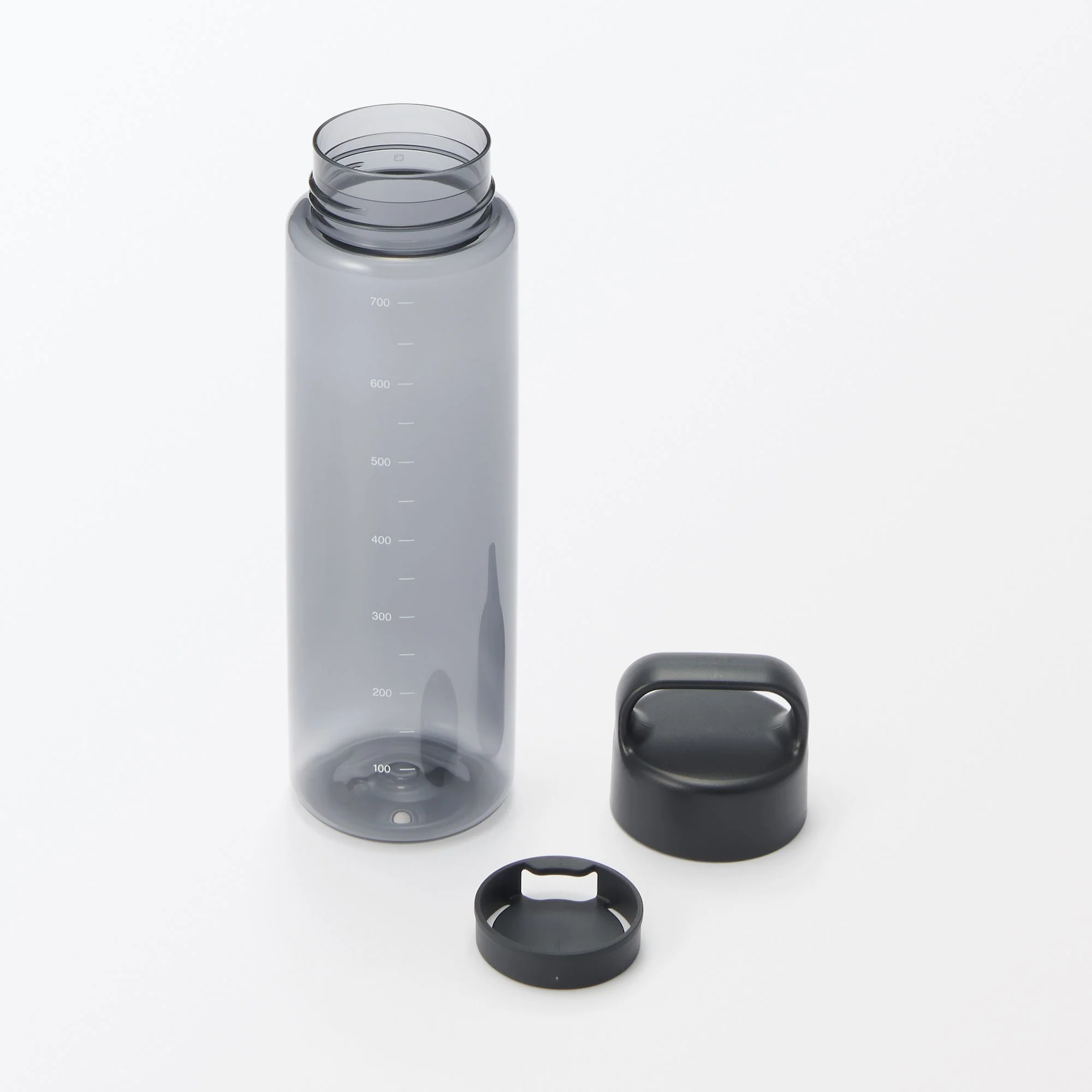 Easy-to-Carry Water Bottle With Scale - Black (23.7 fl oz) - Image 4