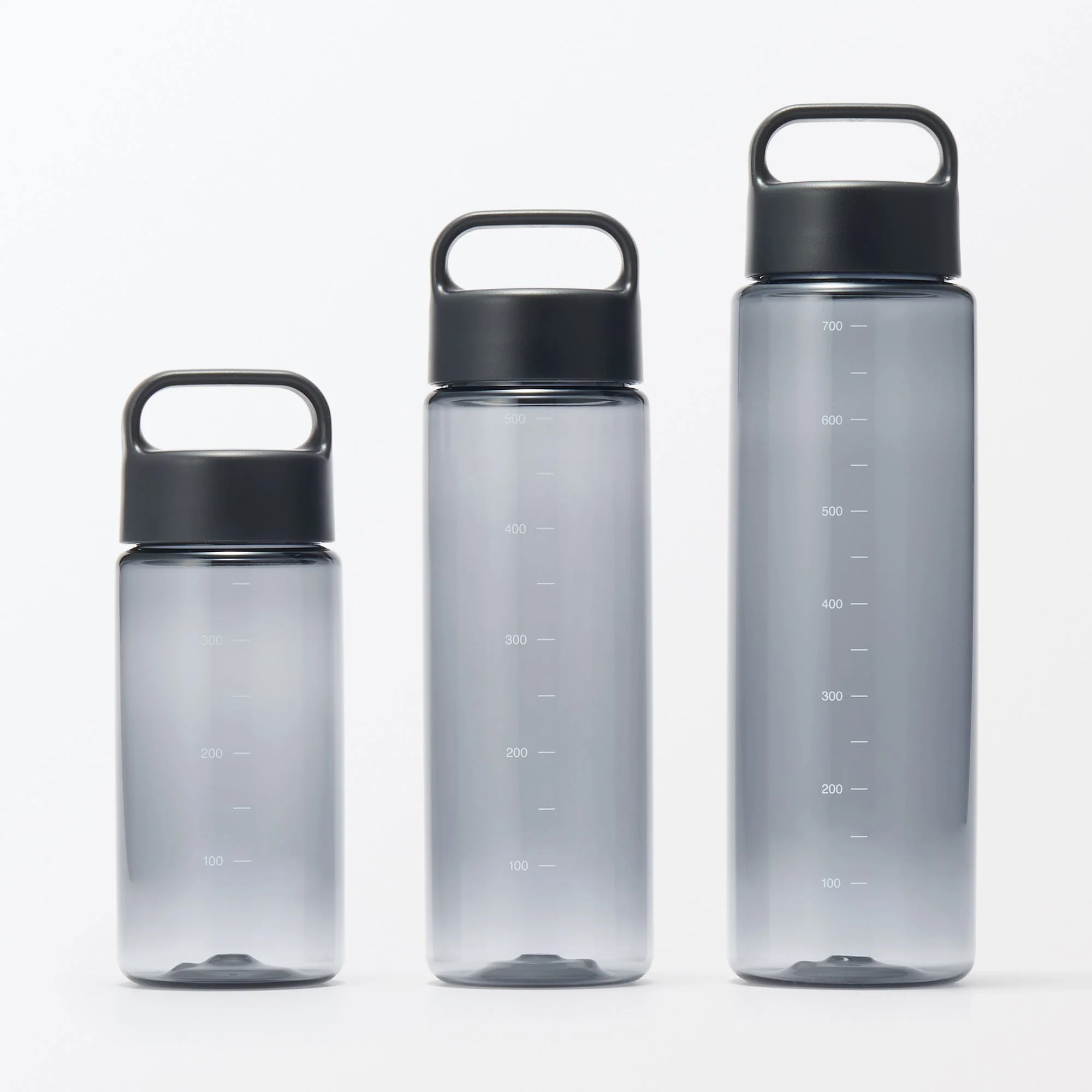 Easy-to-Carry Water Bottle With Scale - Black (23.7 fl oz) - Image 7