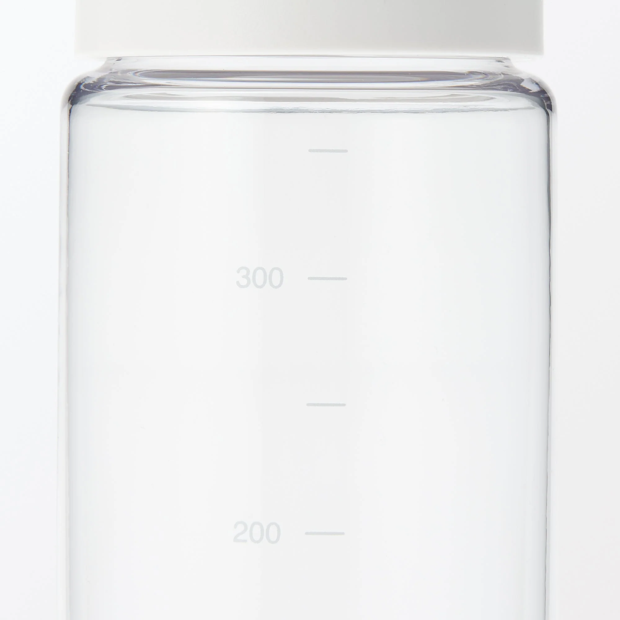 Easy-to-Carry Water Bottle With Scale - White (11.8 fl oz) - Image 3