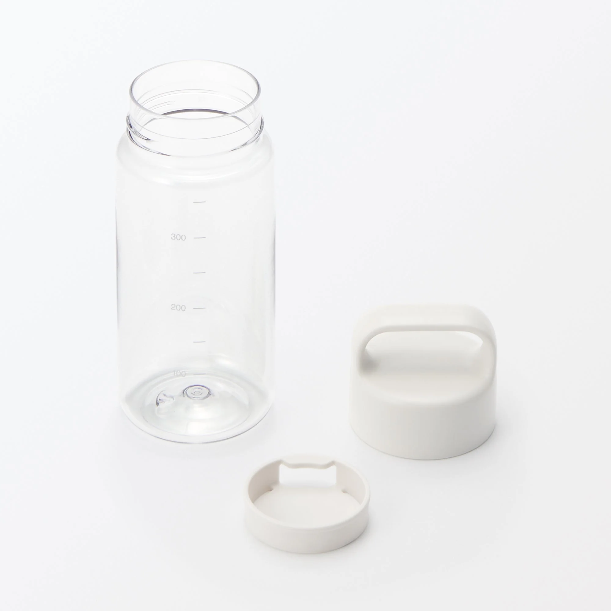 Easy-to-Carry Water Bottle With Scale - White (11.8 fl oz) - Image 4