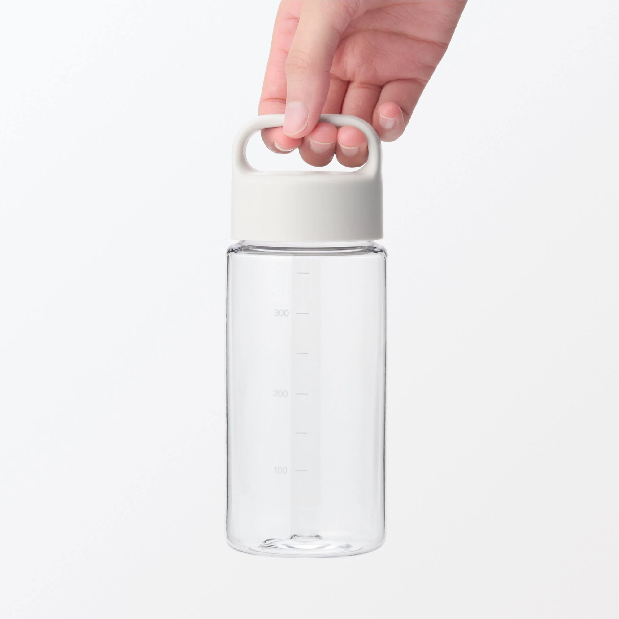 Easy-to-Carry Water Bottle With Scale - White (11.8 fl oz) - Image 6