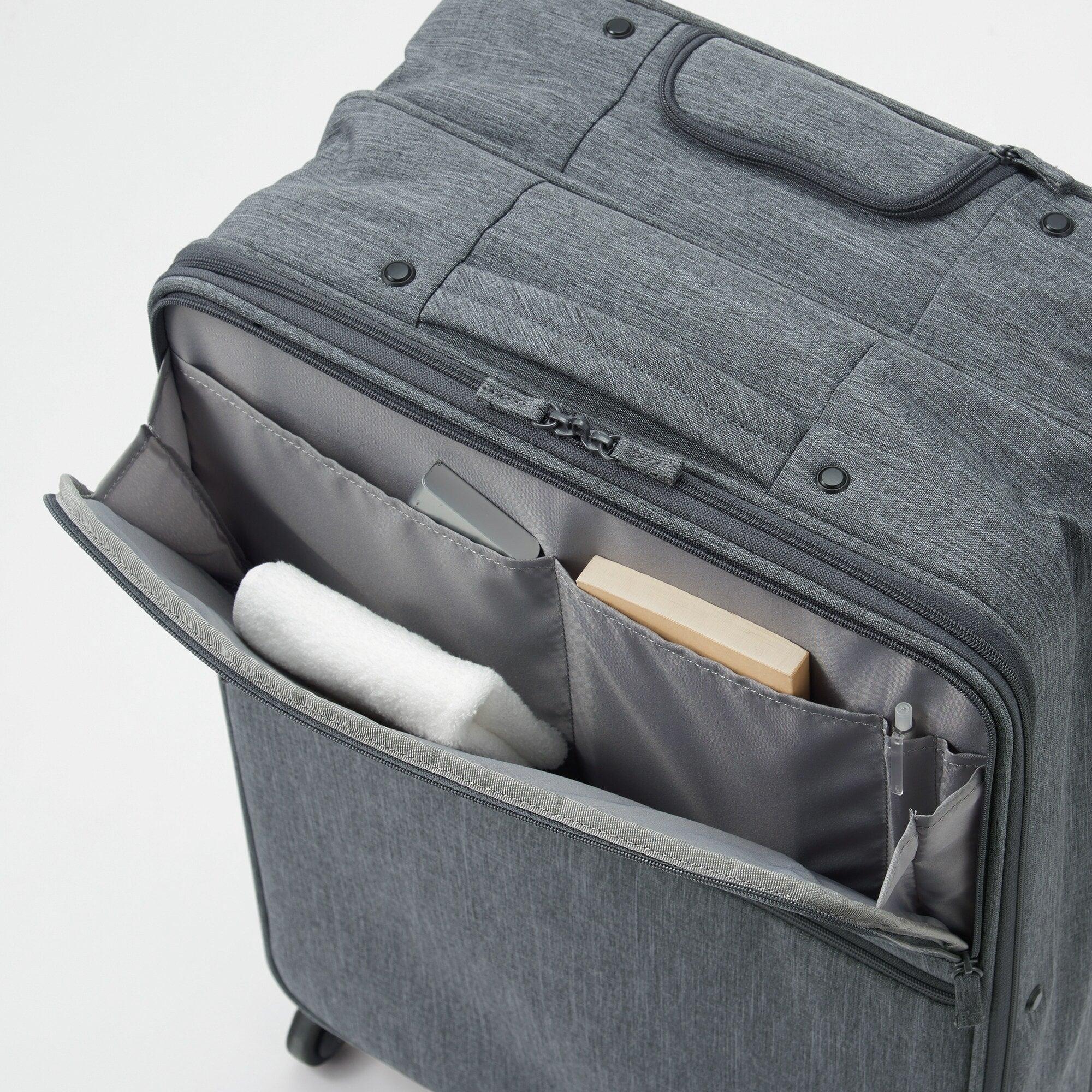 Easy To Store Soft Carry On Suitcase Small - Image 11