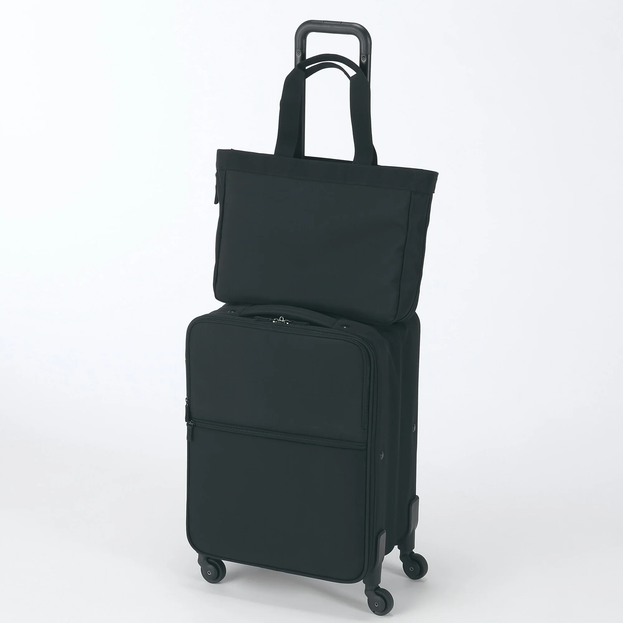 Easy To Store Soft Carry On Suitcase Small - Image 31