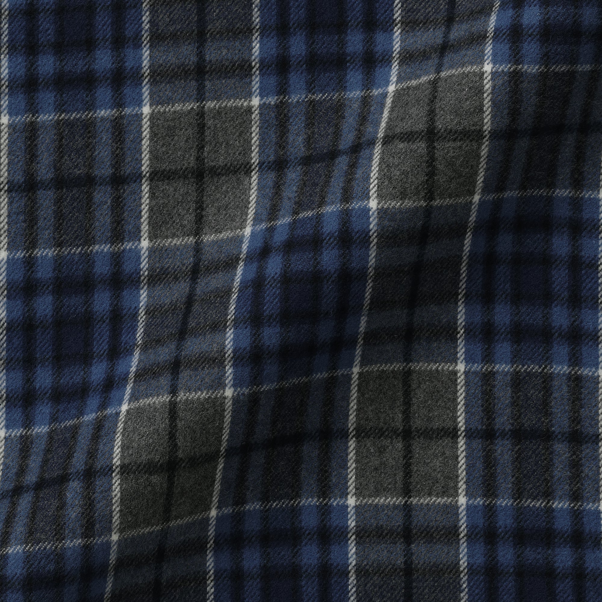 Flannel Stand Collar Shirt - Image 45