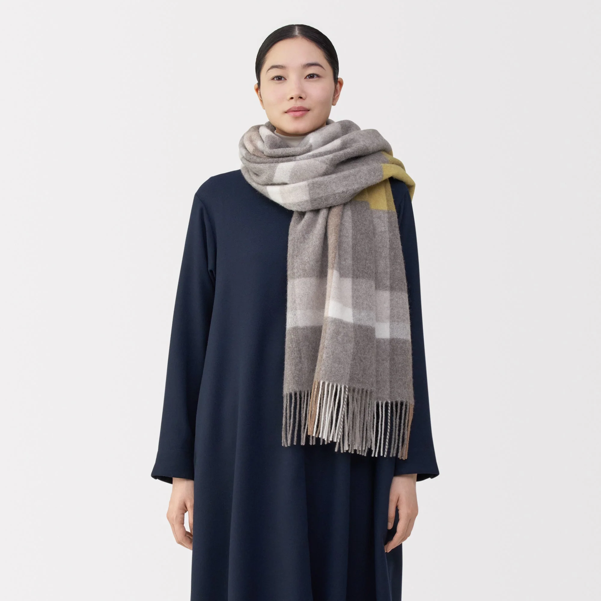 Fluffy Wool Blanket Stole