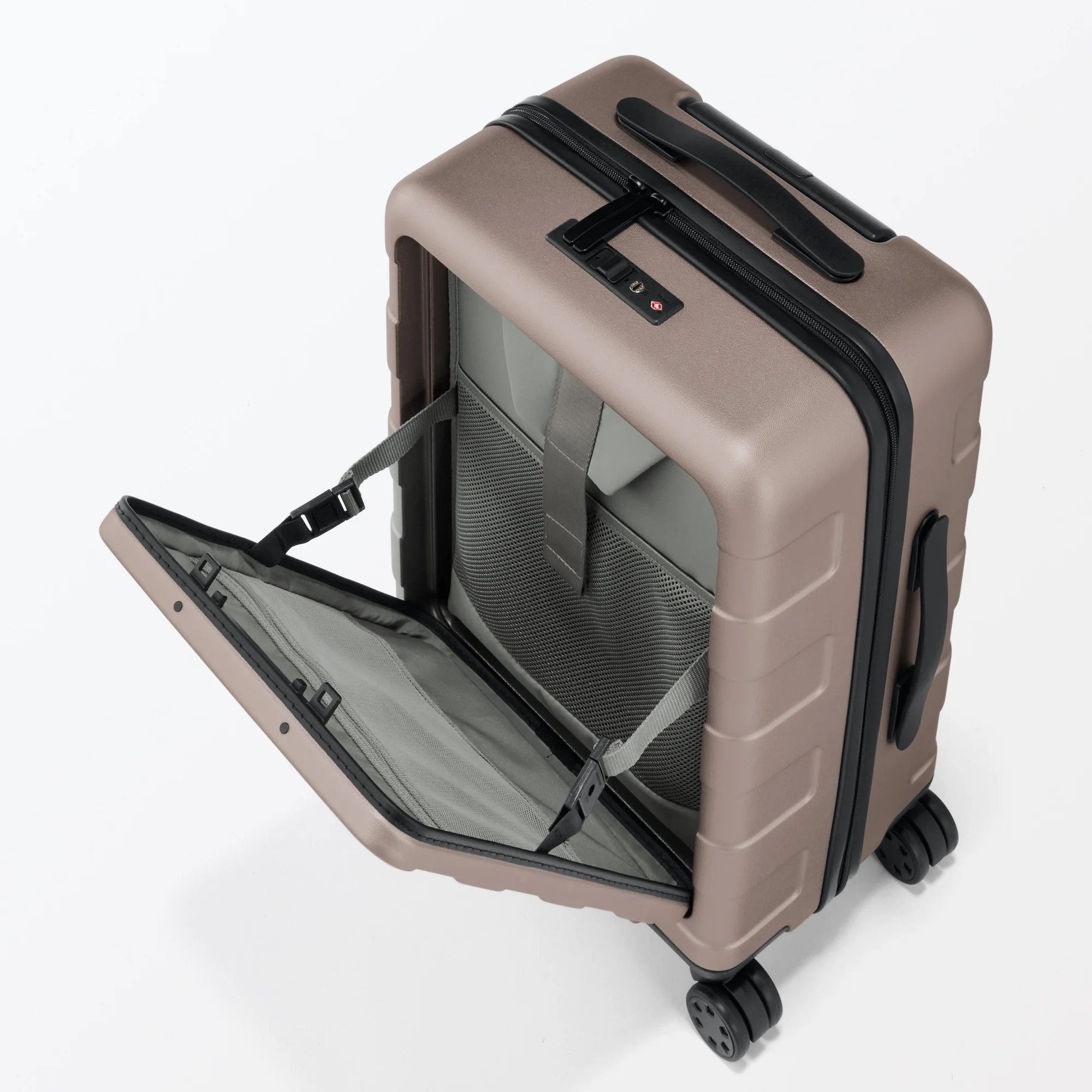 Adjustable Handle Front Open Hard Shell Suitcase 32L | Carry-On - Image 5