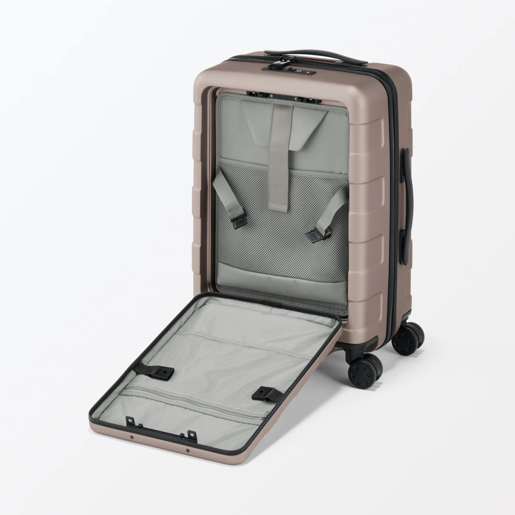 Adjustable Handle Front Open Hard Shell Suitcase 32L | Carry-On - Image 6