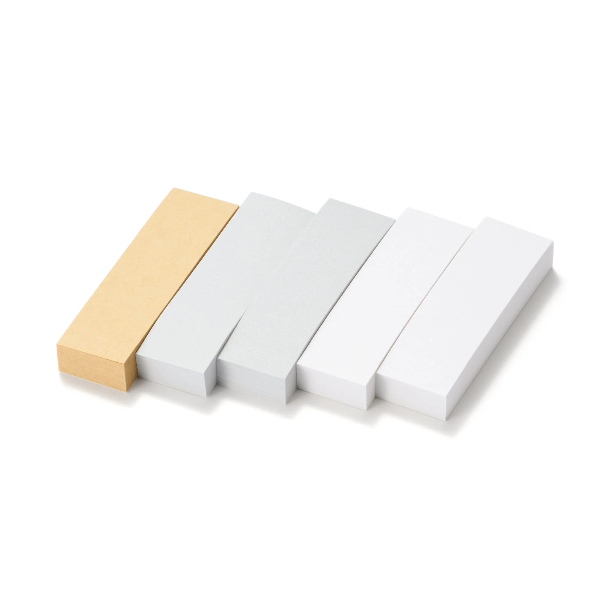 Full Adhesive Label Sticky Notes 3 Color Set 2 x 0.6" - Image 2