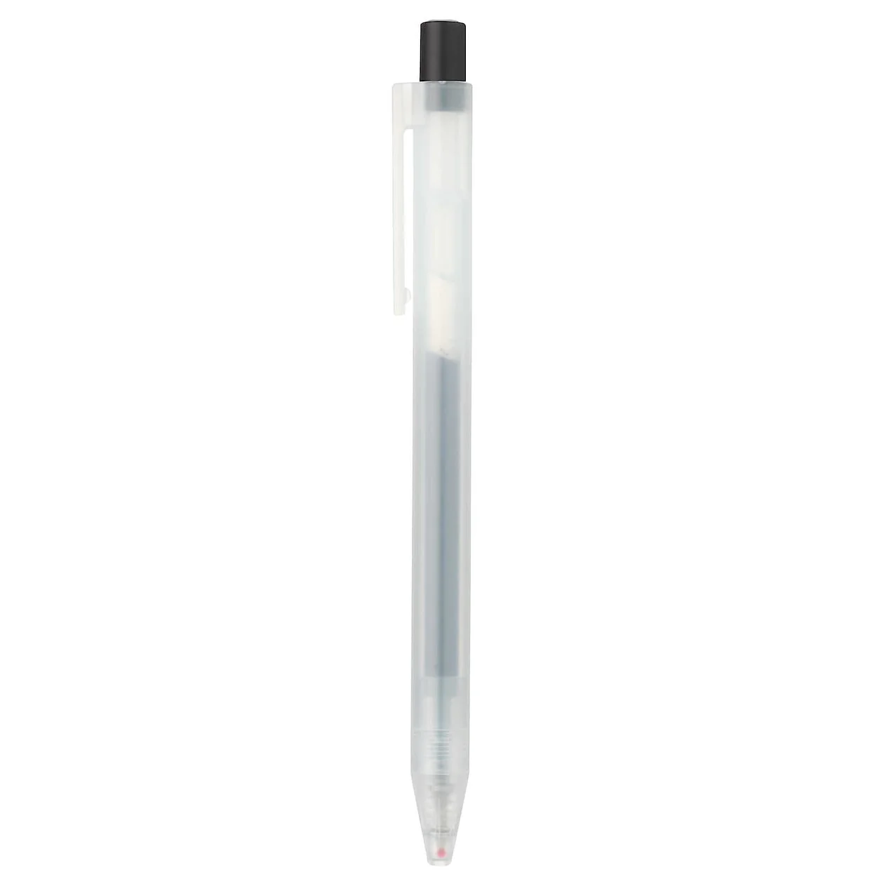 Gel Ink Ballpoint Pen Knock Type 0.5mm - Blue Black (10 Pack) - Image 3
