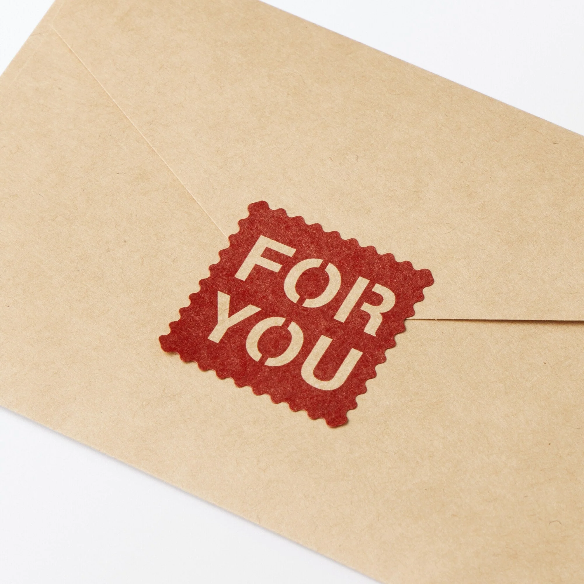 Gift Sticker - FOR YOU - 1.4 x 1.4" - Image 2