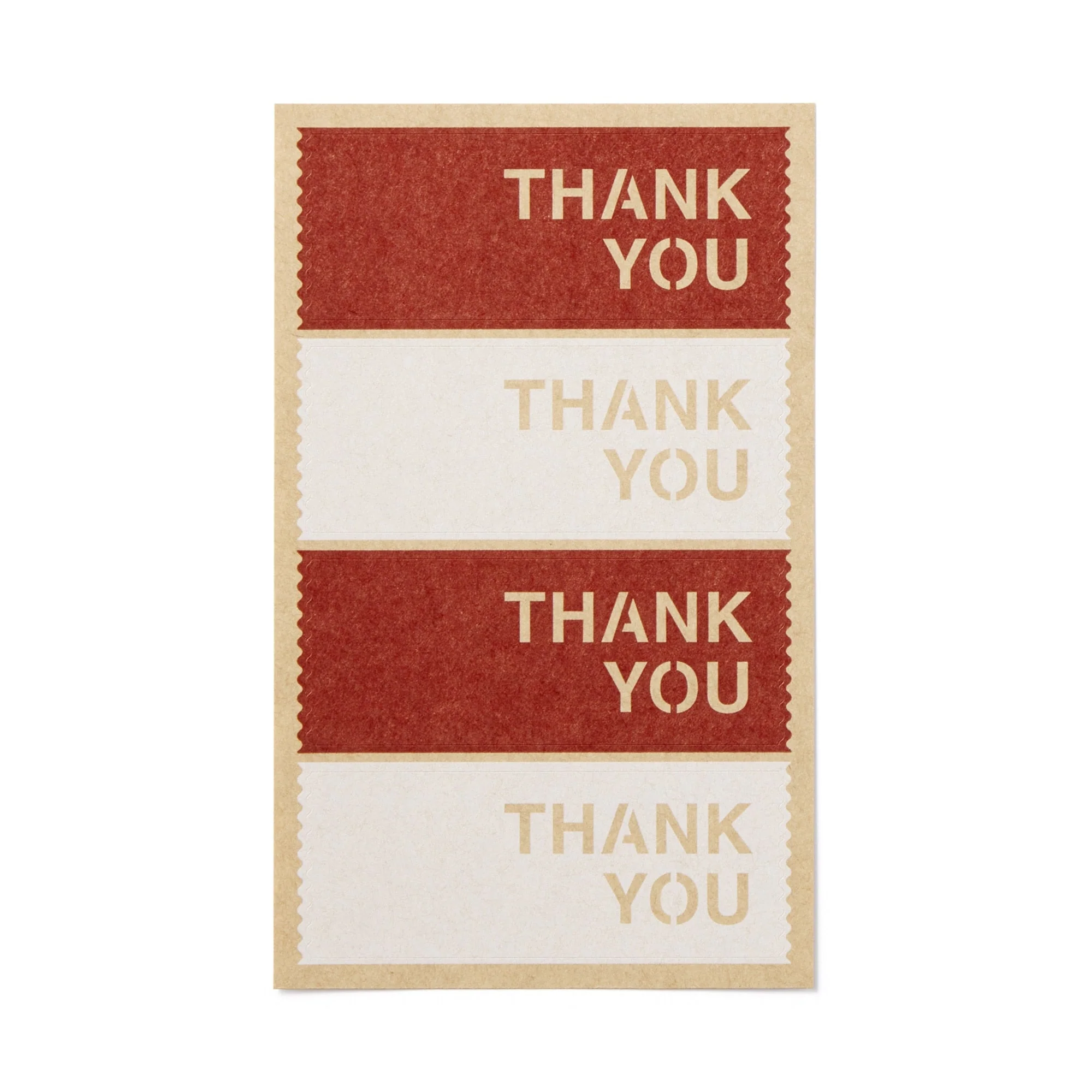 Gift Sticker - THANK YOU - 1.4 x 3.5"