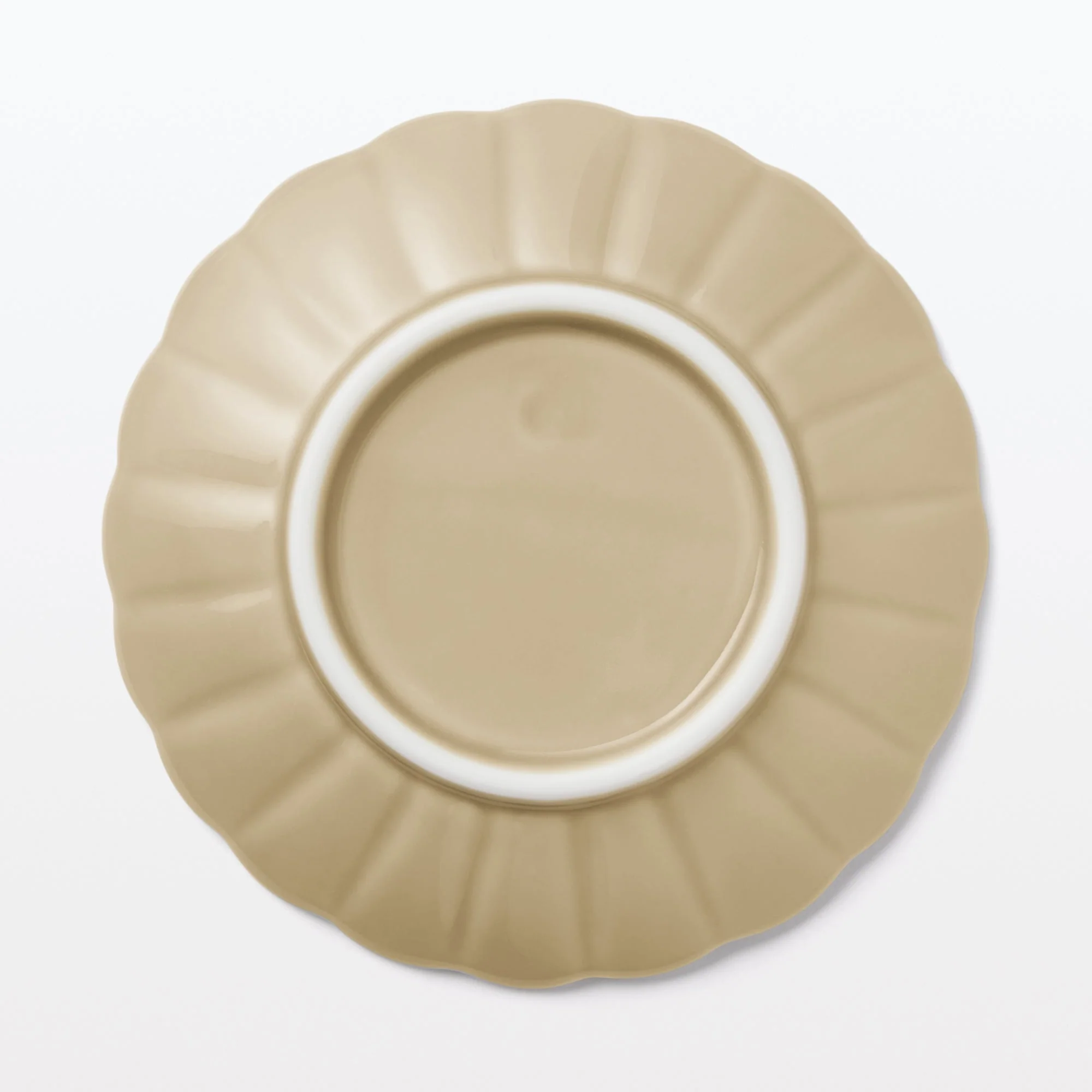 Hasami Ware Lucky Small Plate - Chrysanthemum - Steamed Chestnut - Image 4