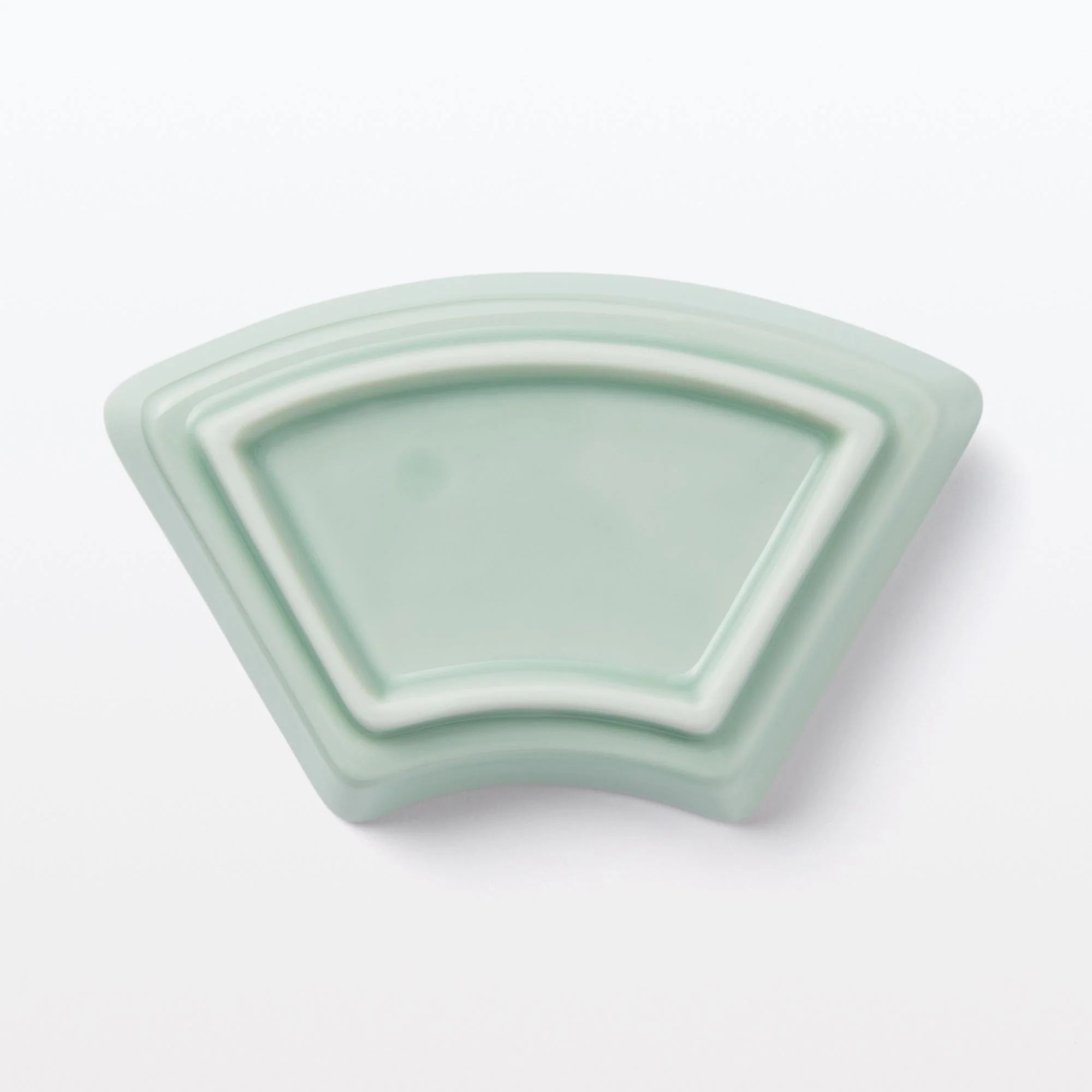 Hasami Ware Lucky Small Plate - Fan - Light Aqua - Image 4